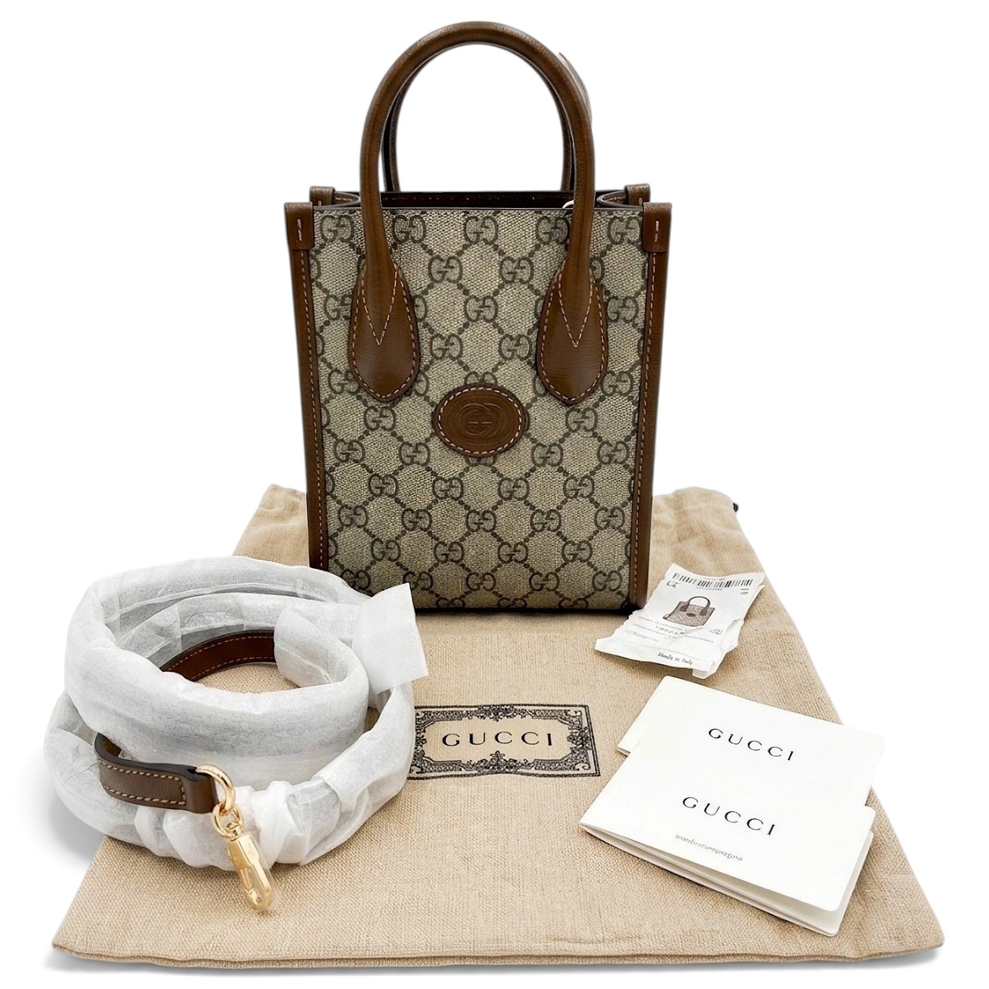 Ophidia leather tote