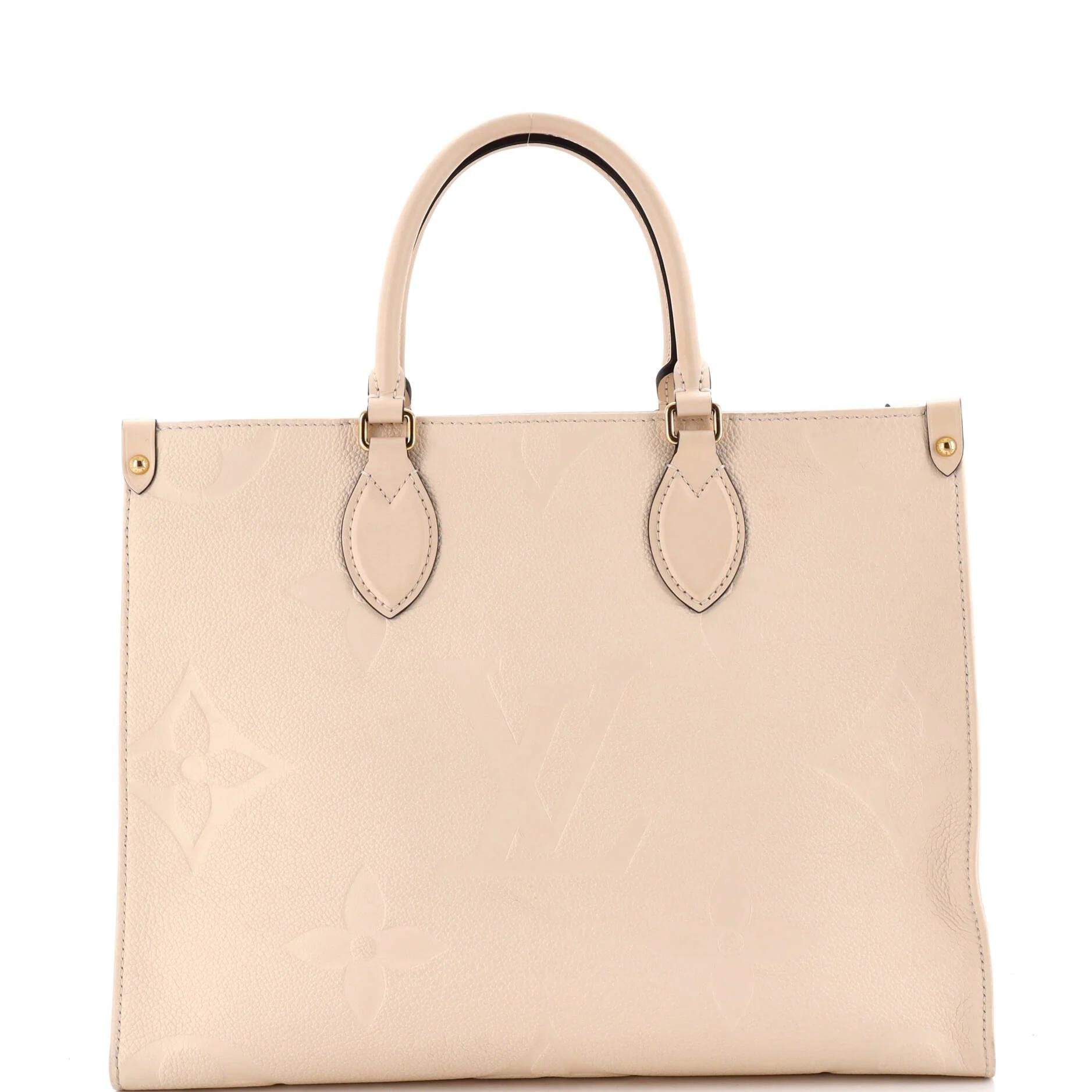 Leather tote
