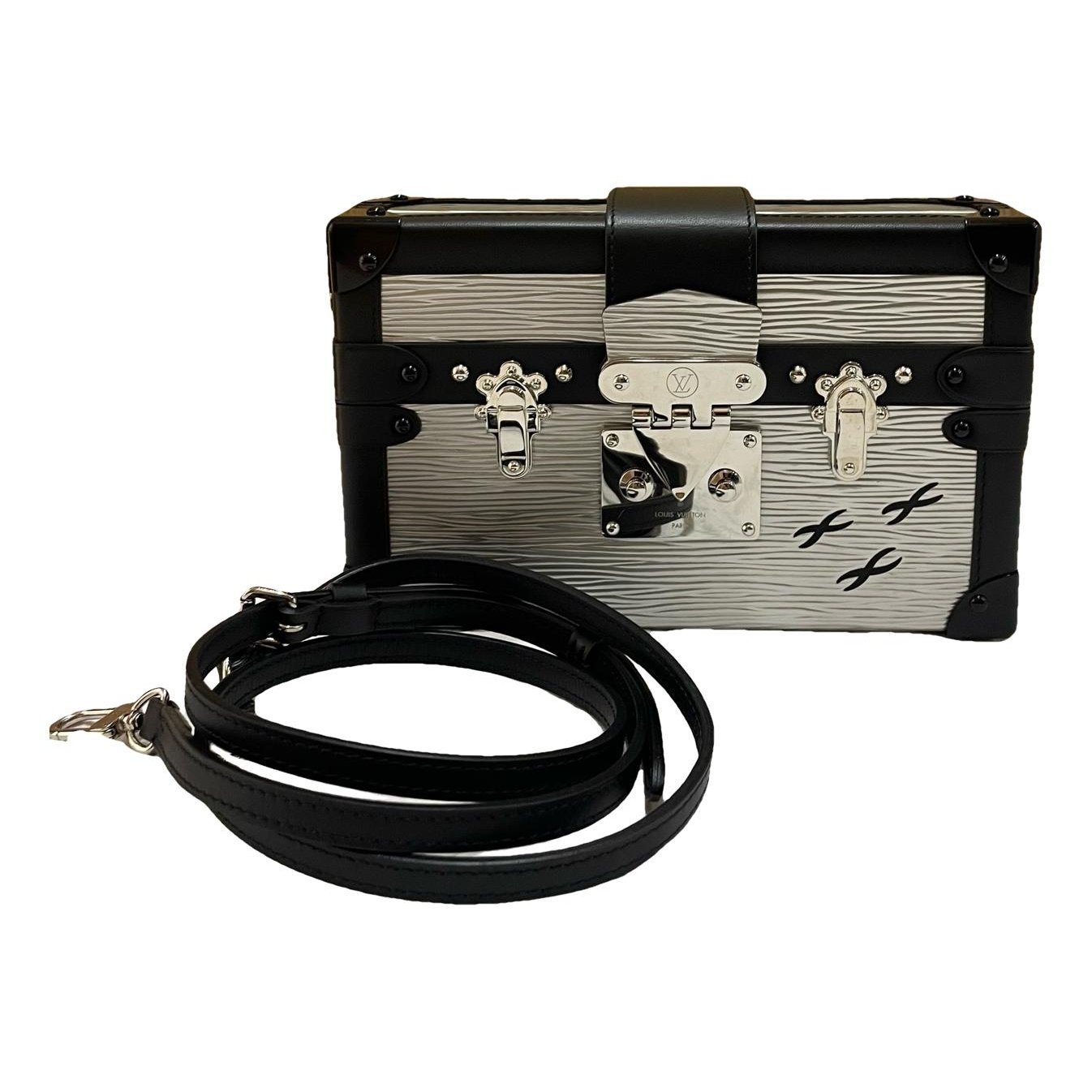 Petite Malle leather handbag