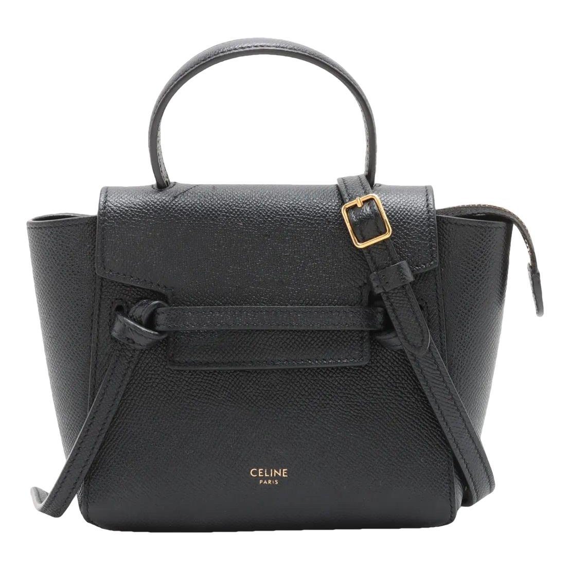 Belt leather handbag