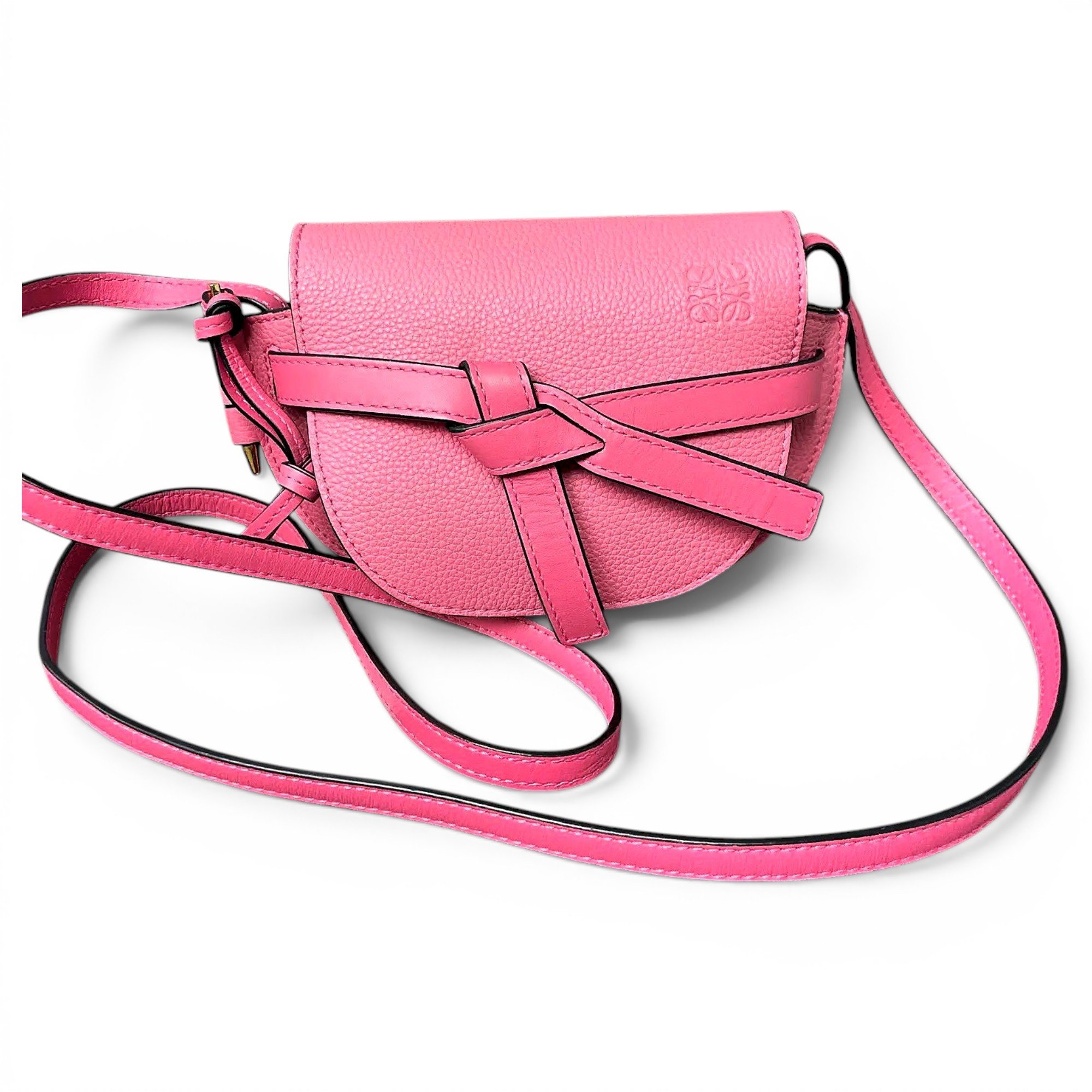 Gate leather crossbody bag