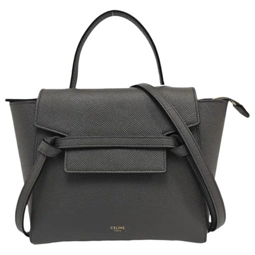 Belt leather handbag