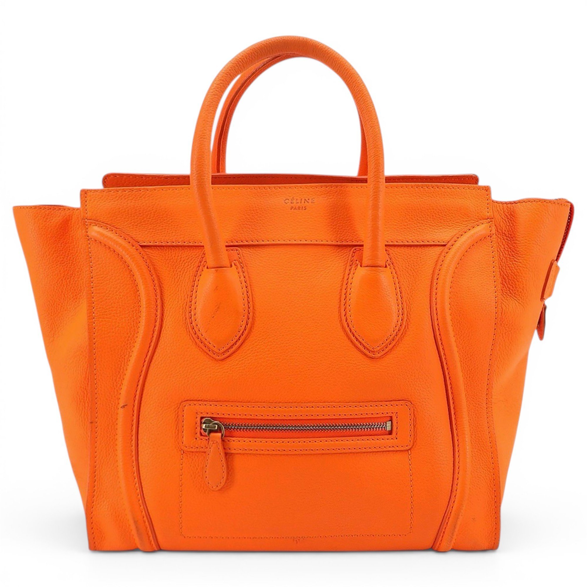 Luggage leather handbag