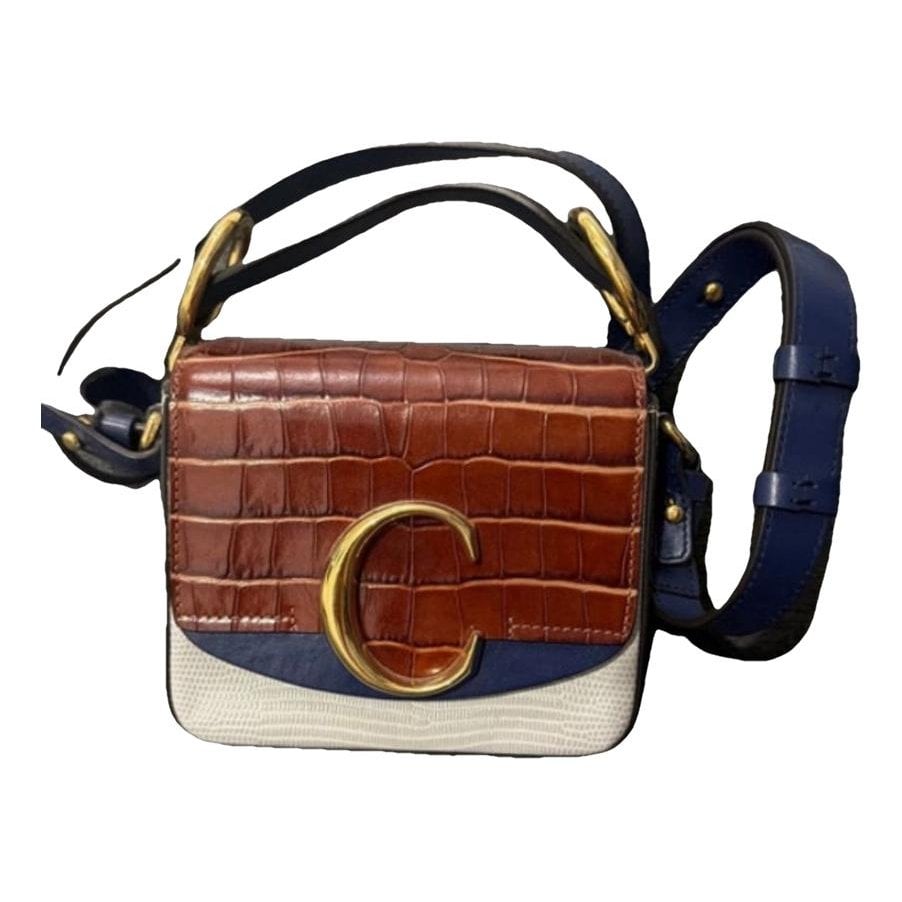 C leather handbag