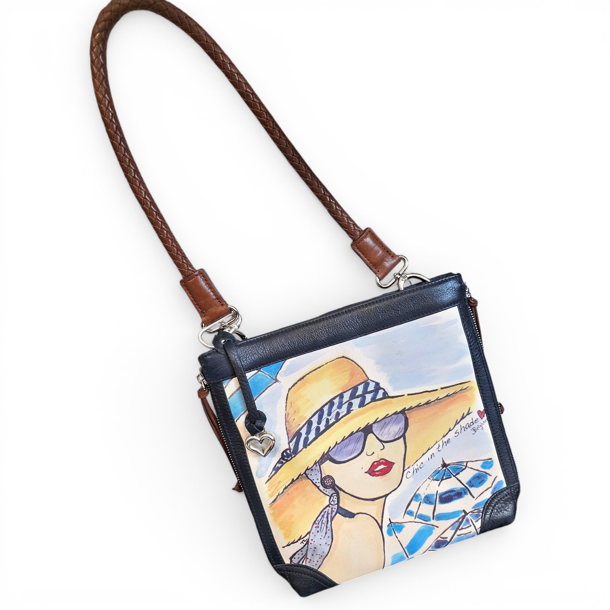 Leather handbag