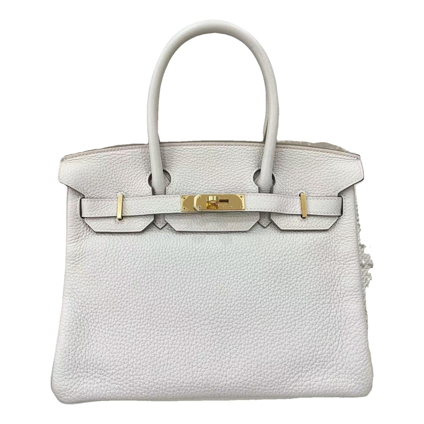 Hermes Birkin 30 Handbag Gold