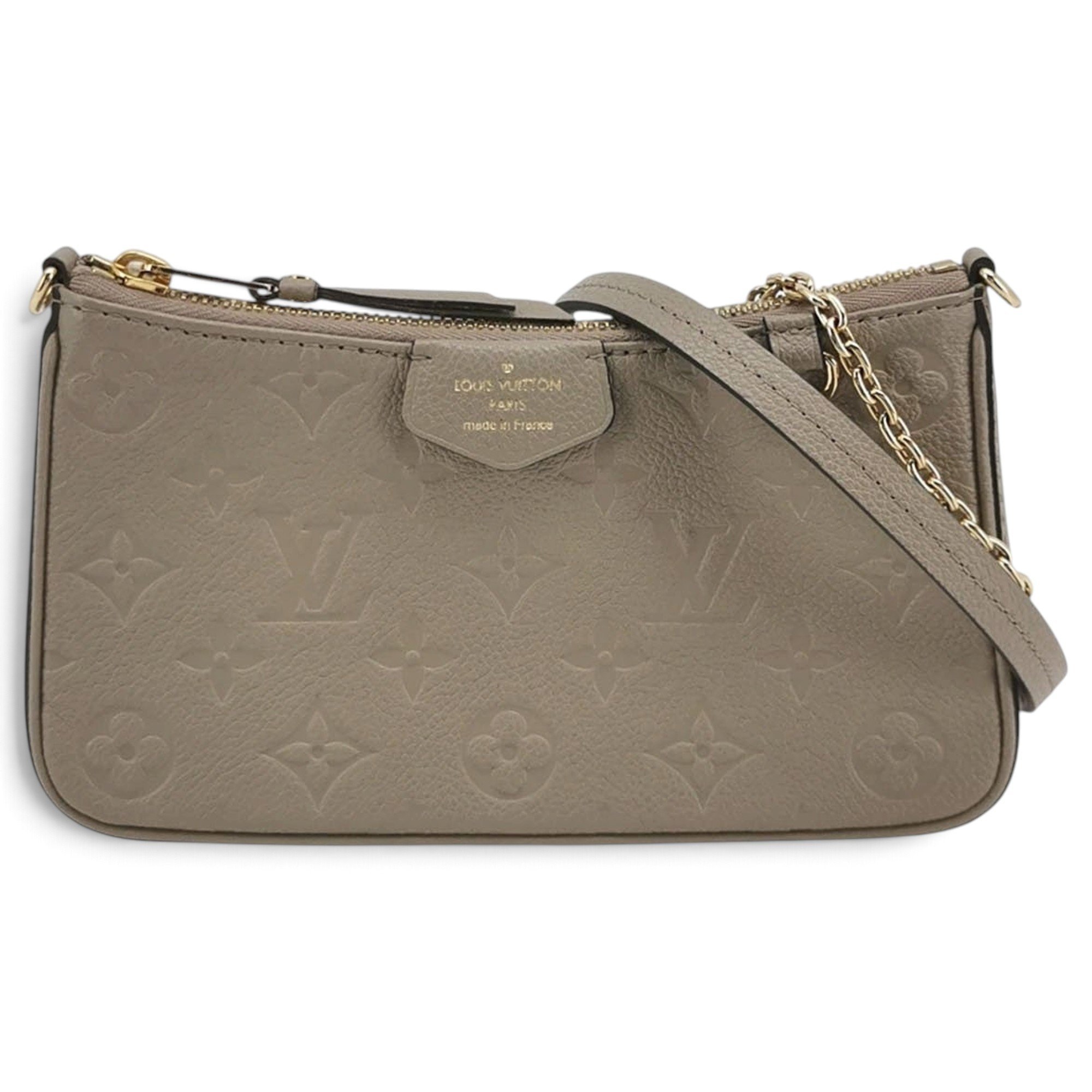Easy Pouch On Strap leather handbag