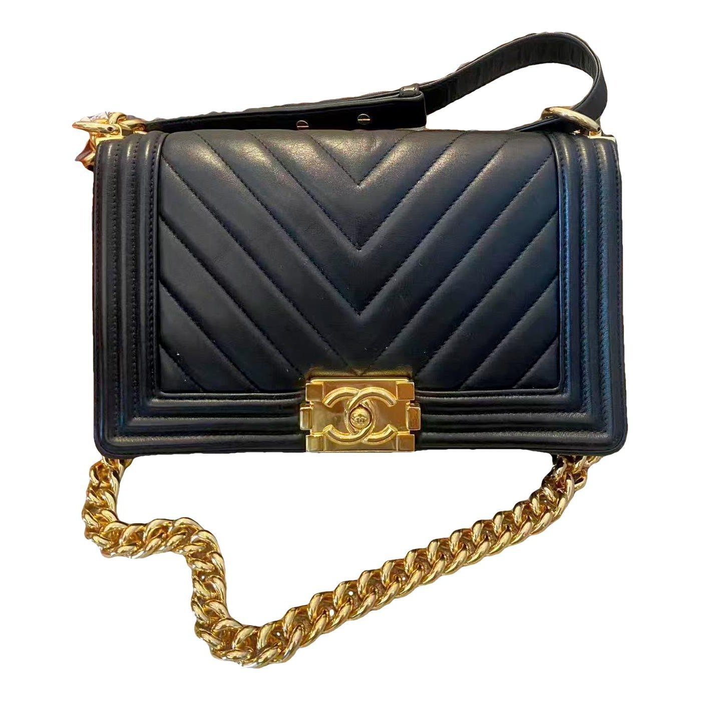 Boy leather crossbody bag