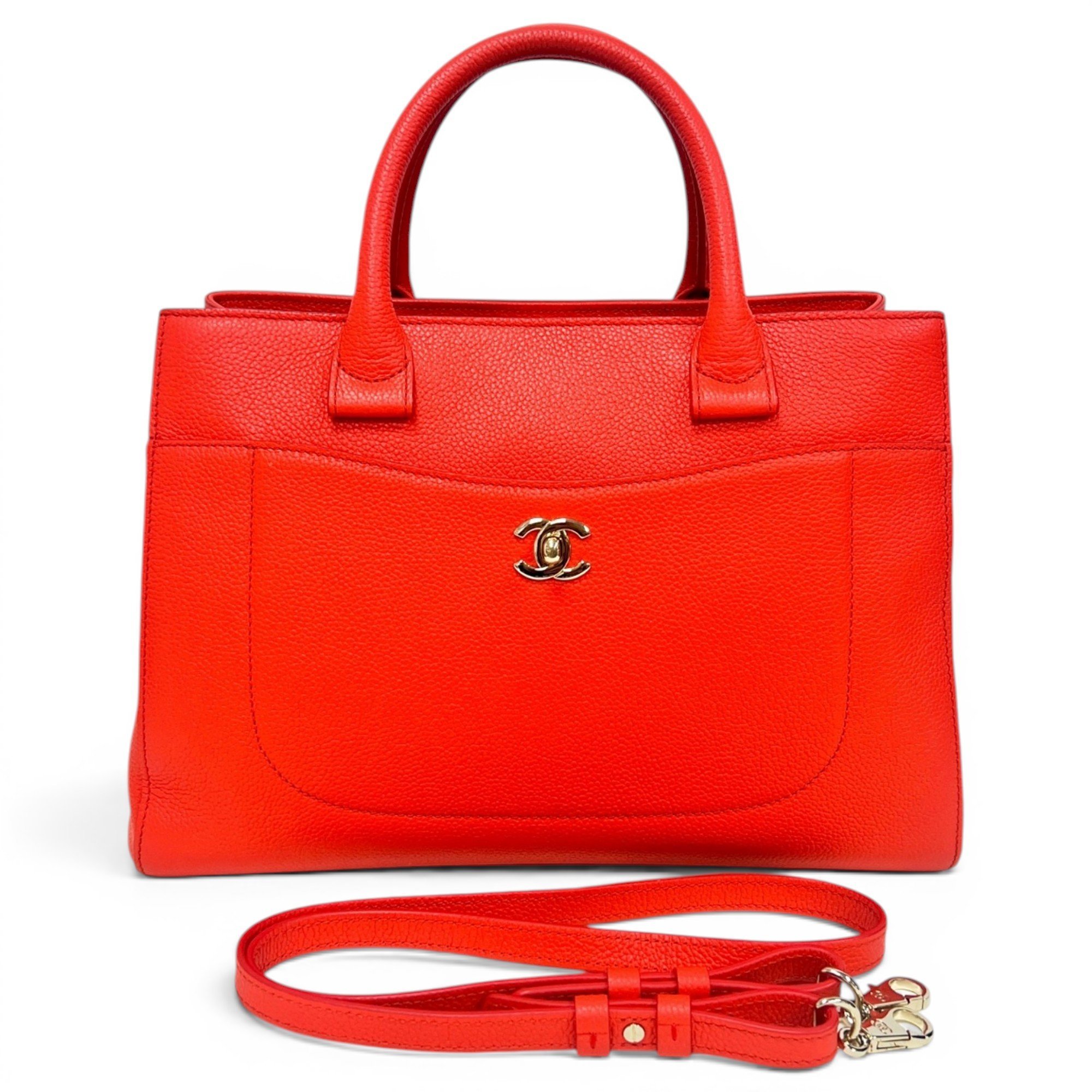 Executive leather tote