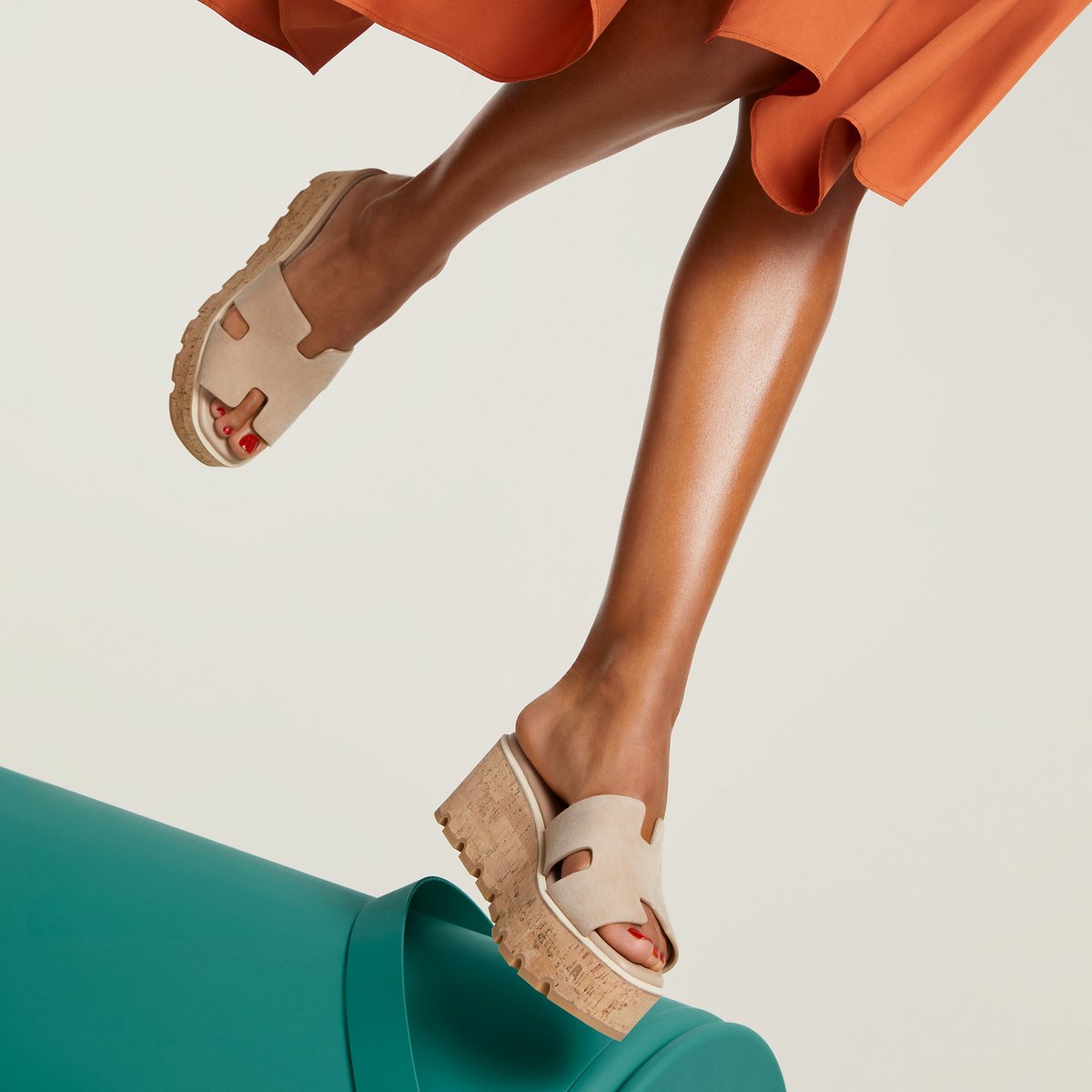 Beige Camel Eze 30 Sandal