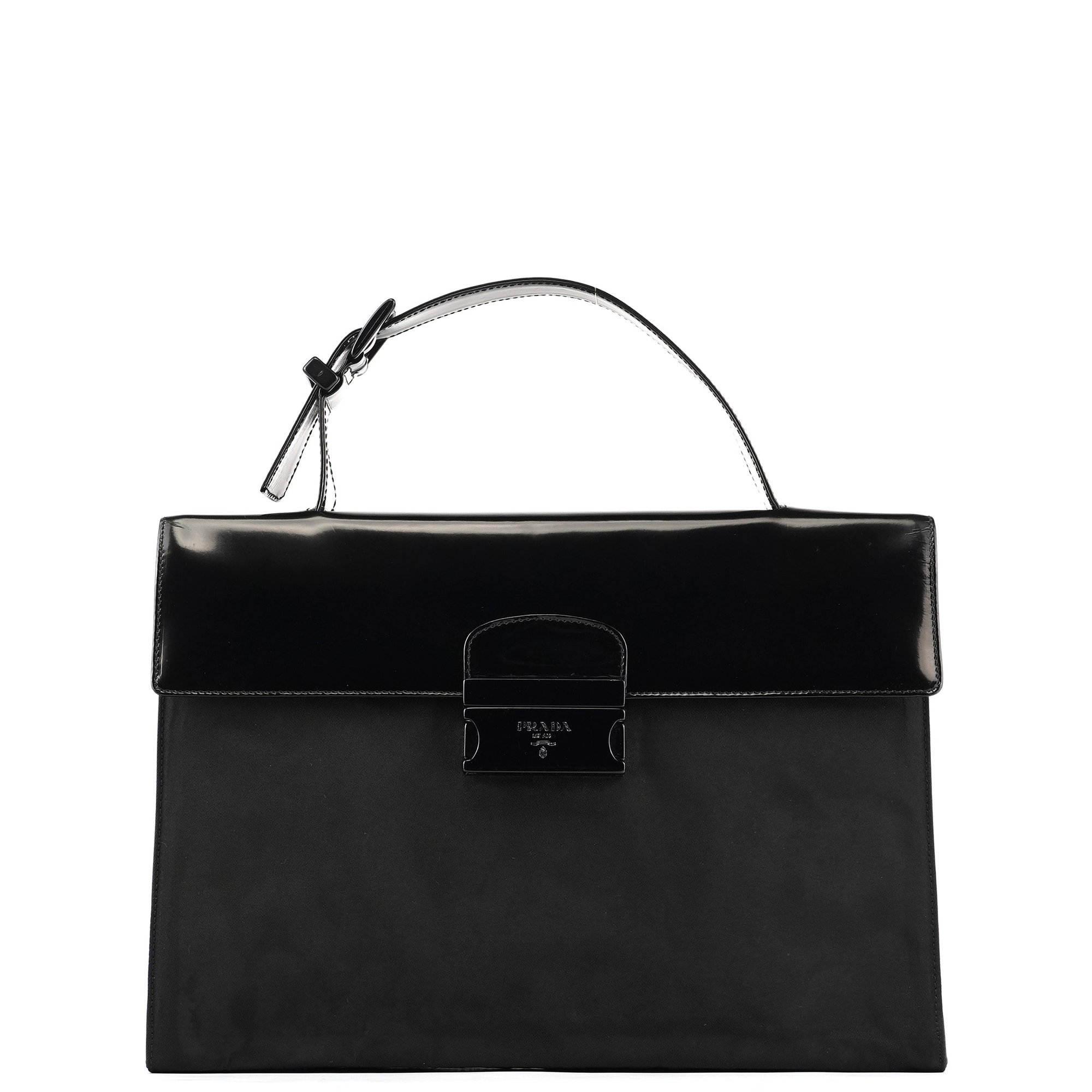 Re-Edition 1995 patent leather handbag
