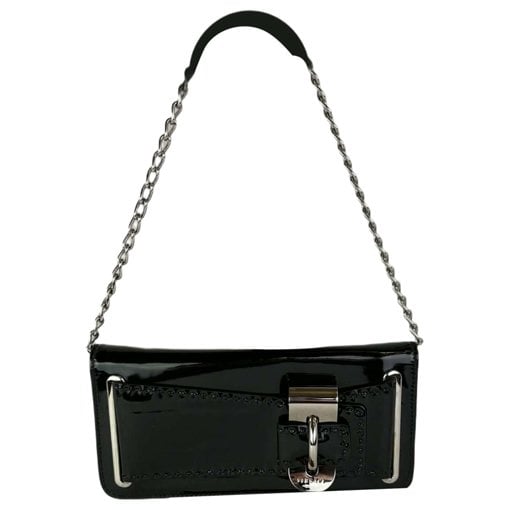 Patent leather handbag