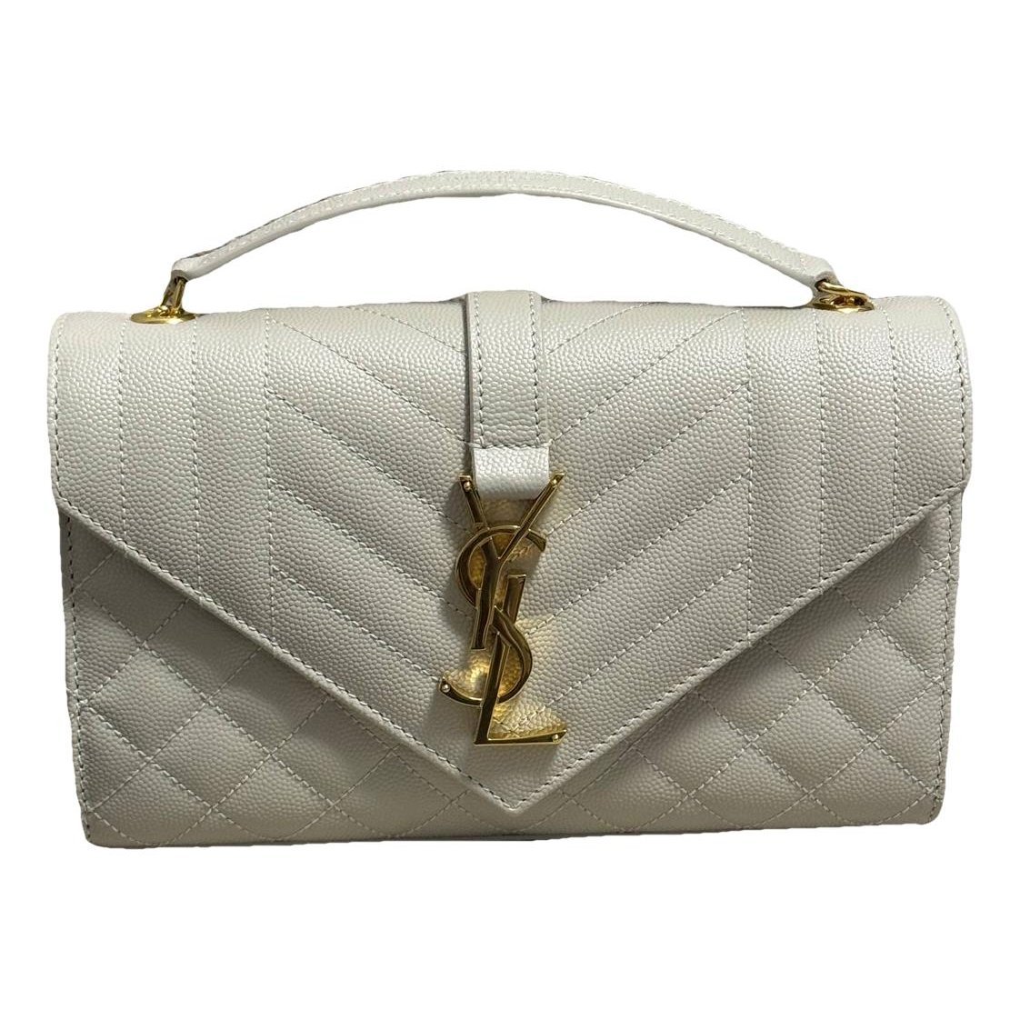 Envelope leather crossbody bag