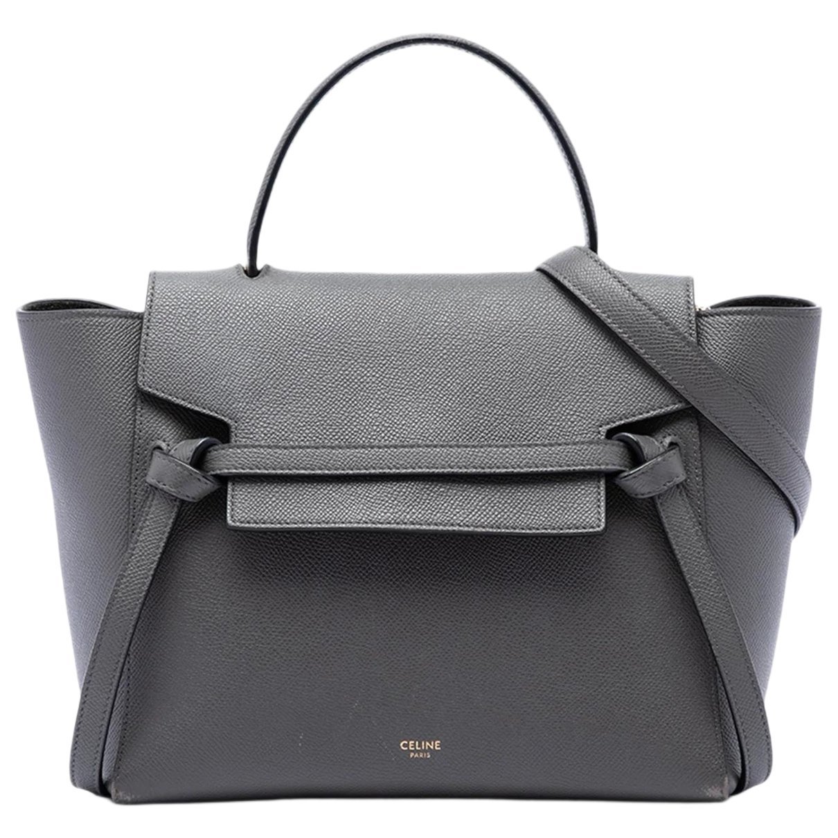 Belt leather satchel