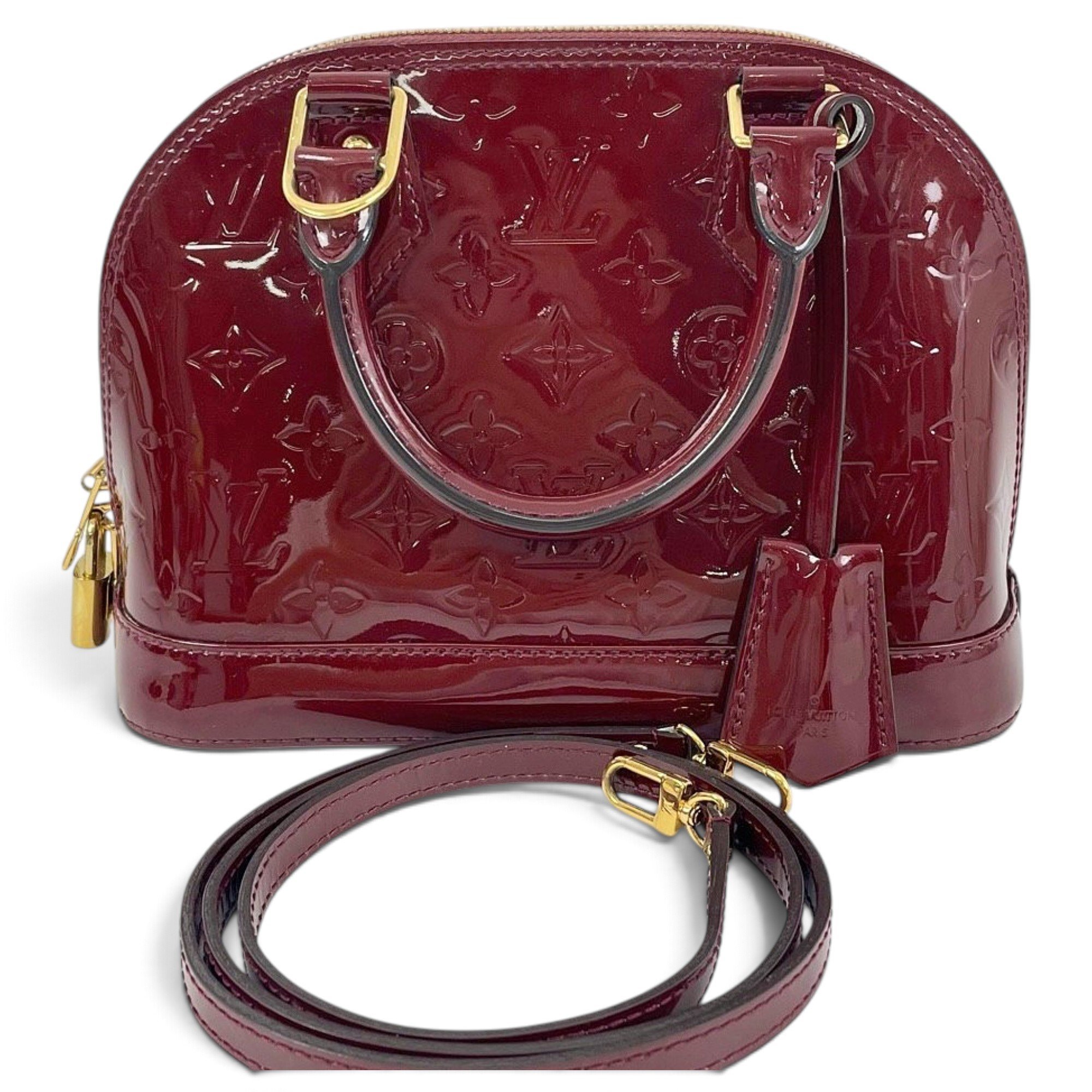 Alma BB patent leather handbag