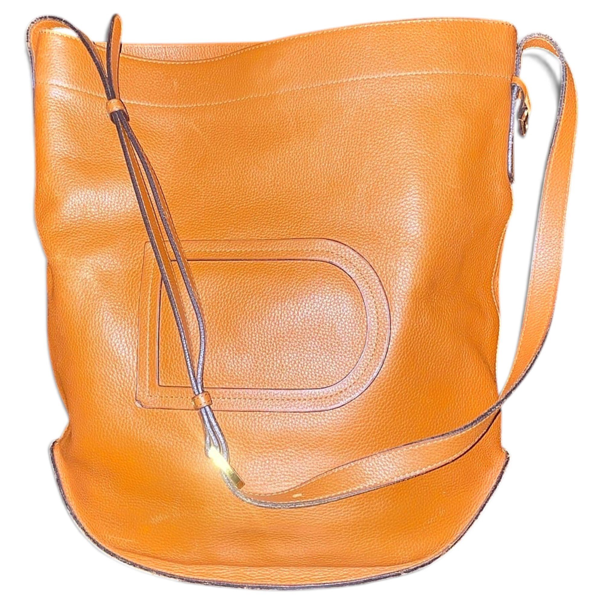 Pin leather handbag