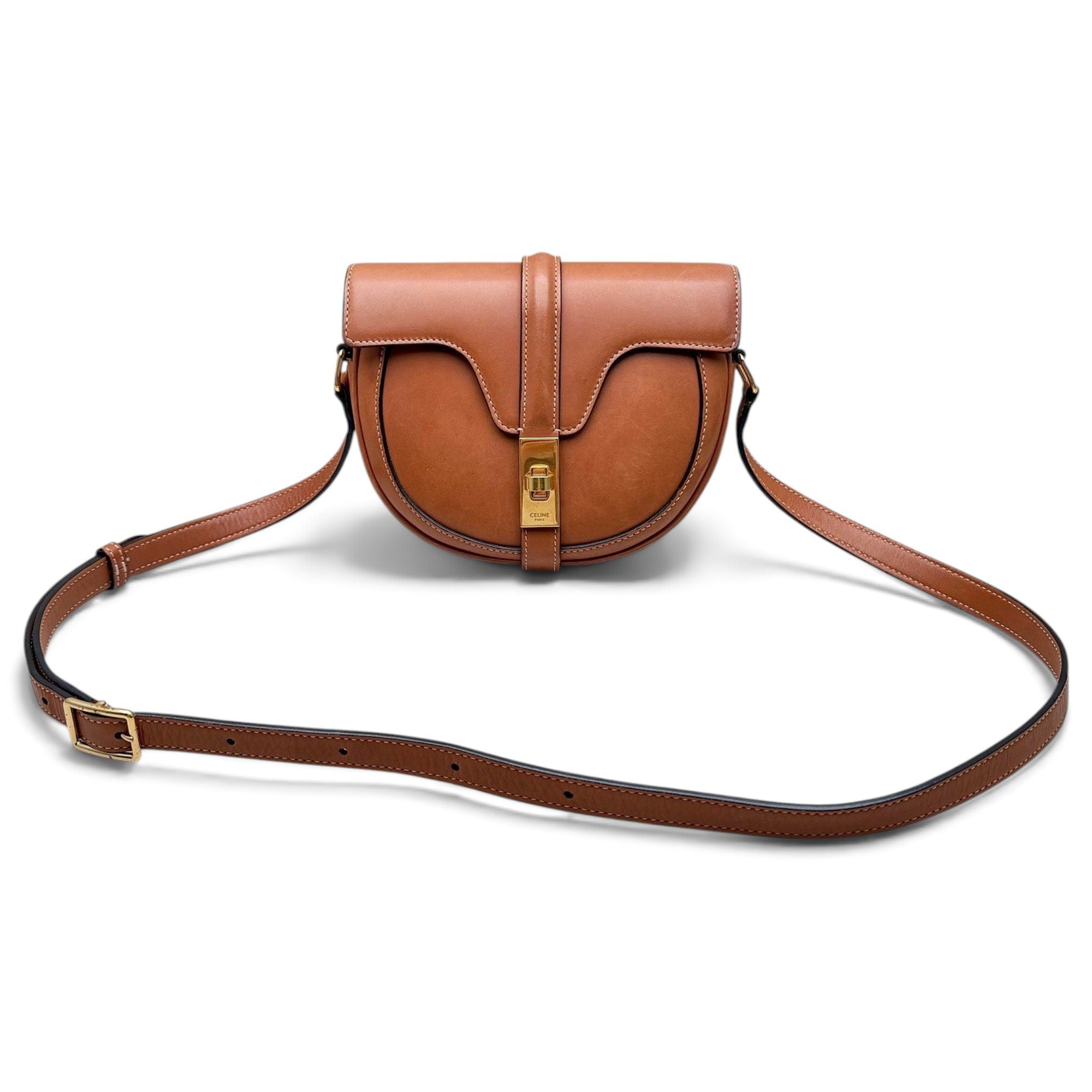 SAC 16 BESACE leather handbag