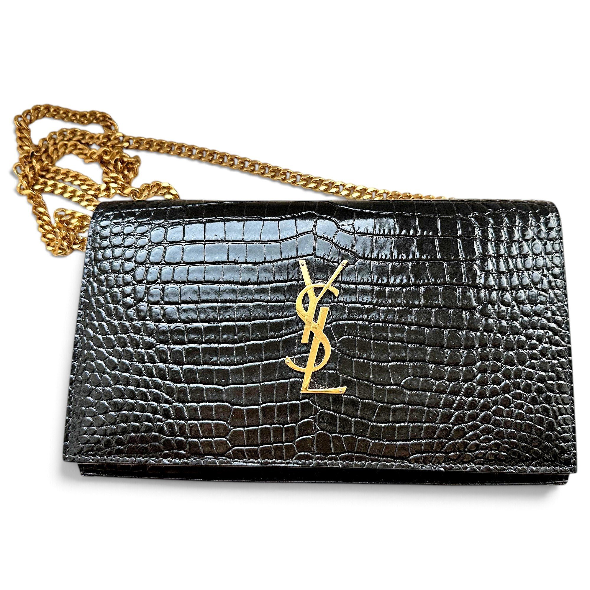 Cassandre leather clutch bag