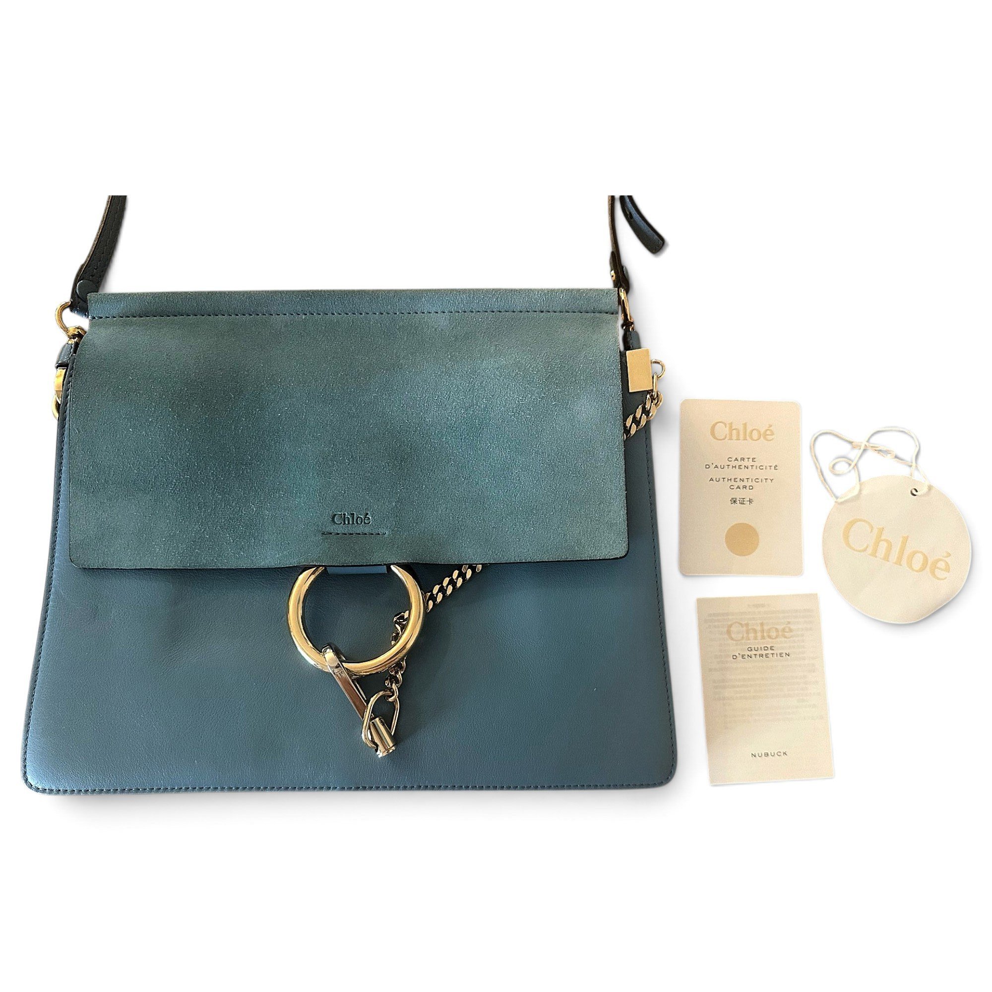 Faye leather handbag
