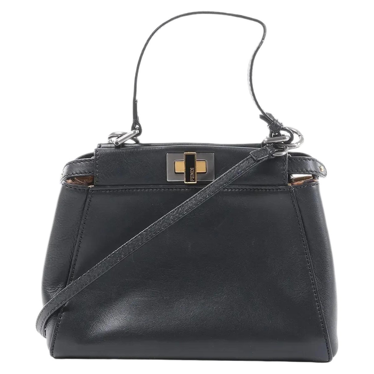 Peekaboo leather crossbody bag