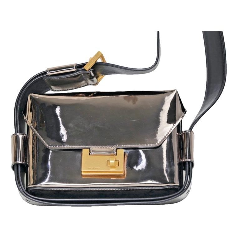 Patent leather crossbody bag