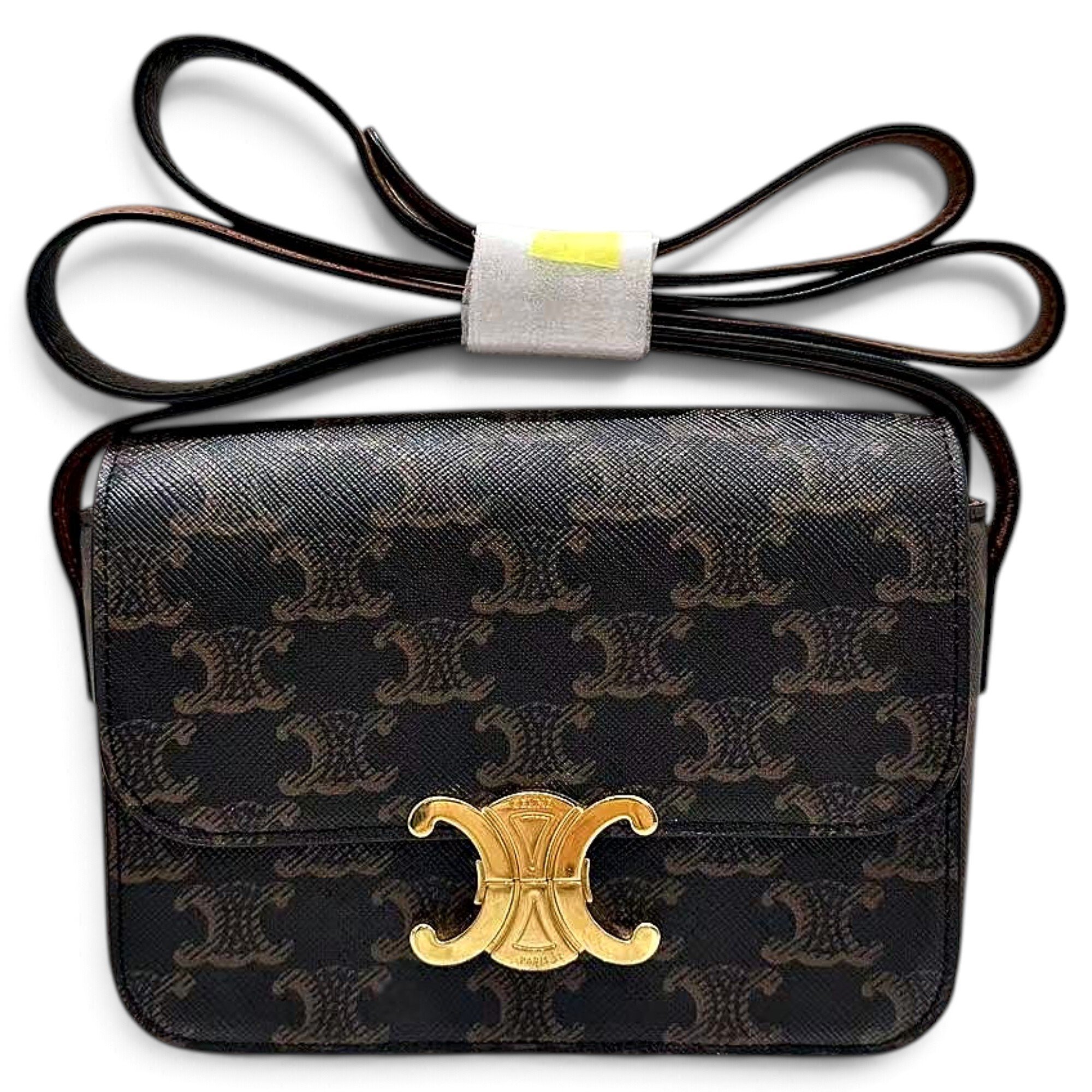 Triomphe leather handbag