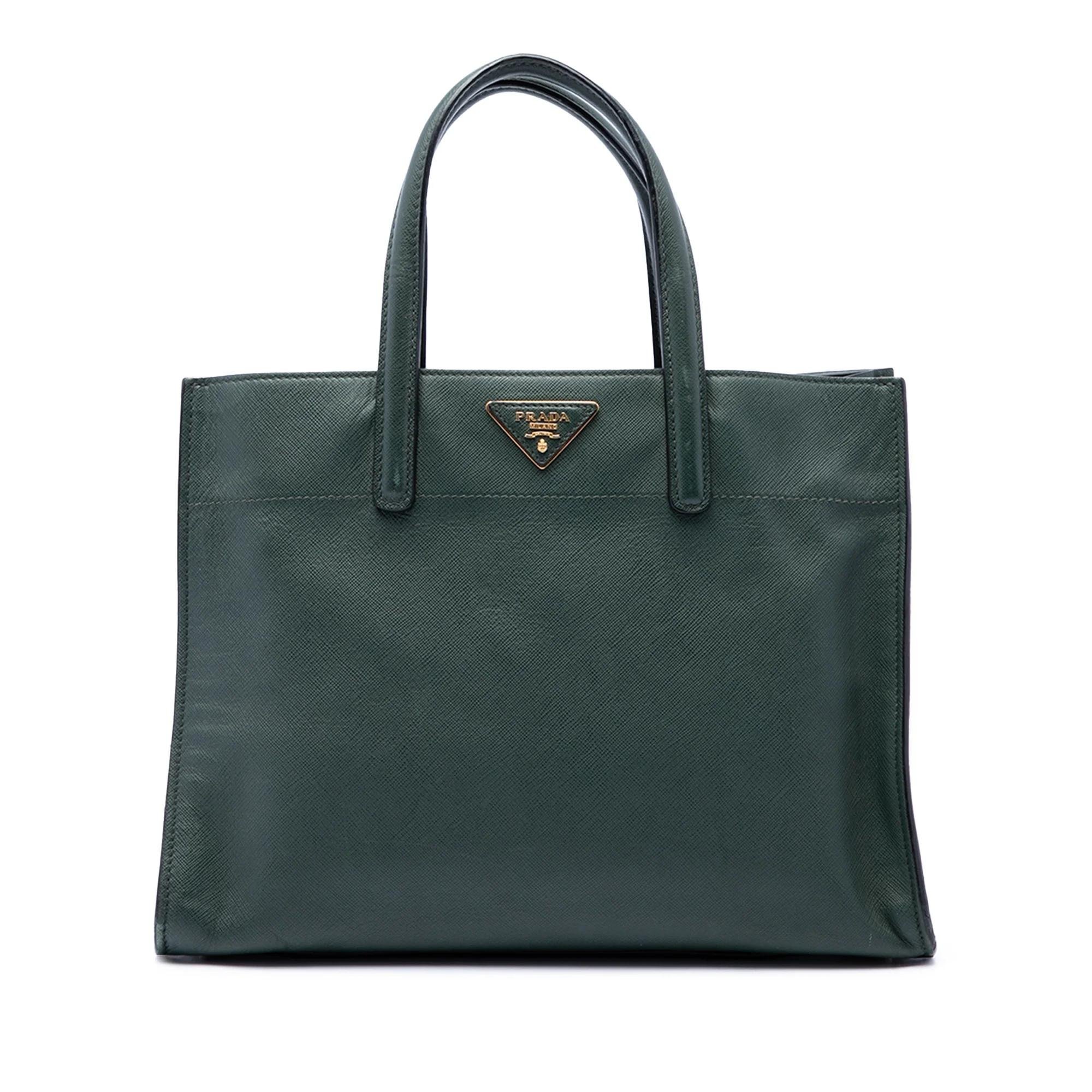 Prada Pocket leather handbag
