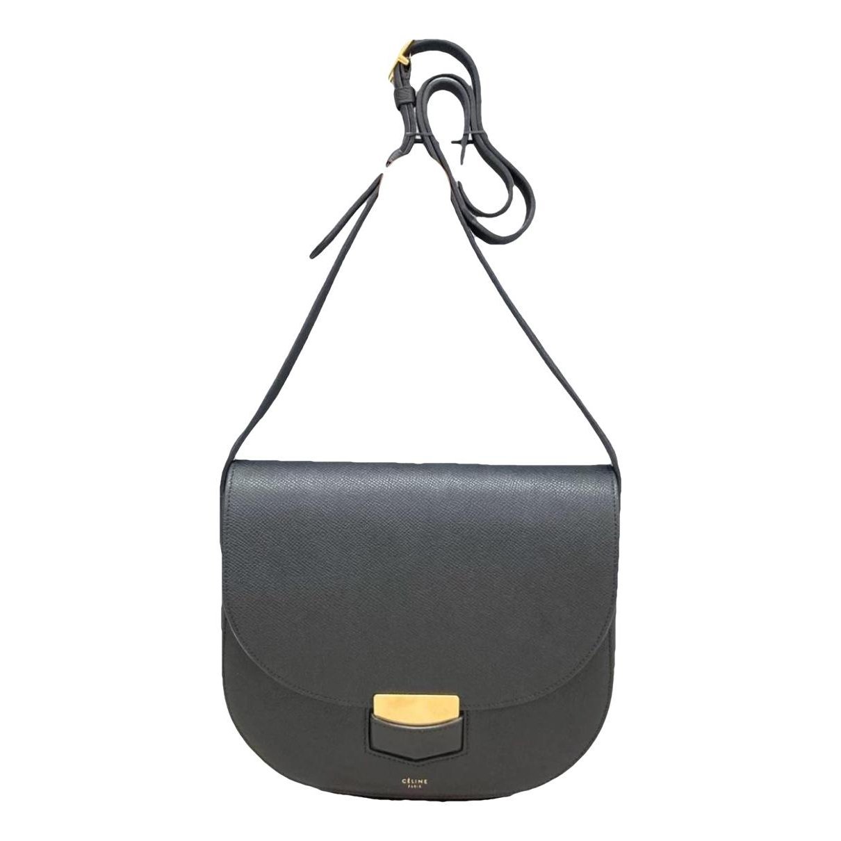 Trotteur leather crossbody bag
