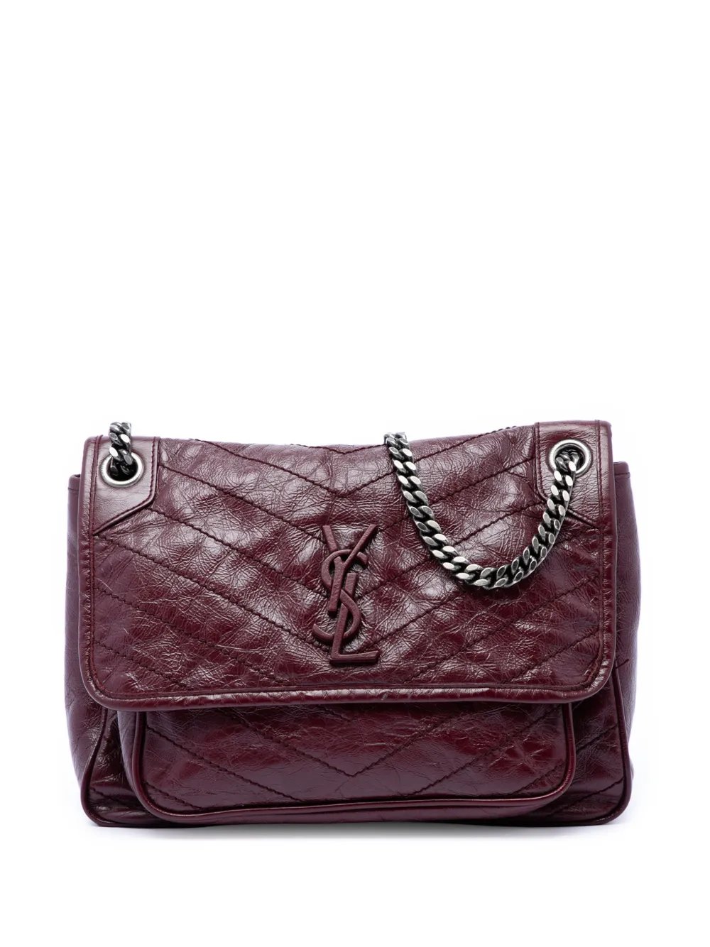 2018 Medium Crinkled Calfskin Niki shoulder bag