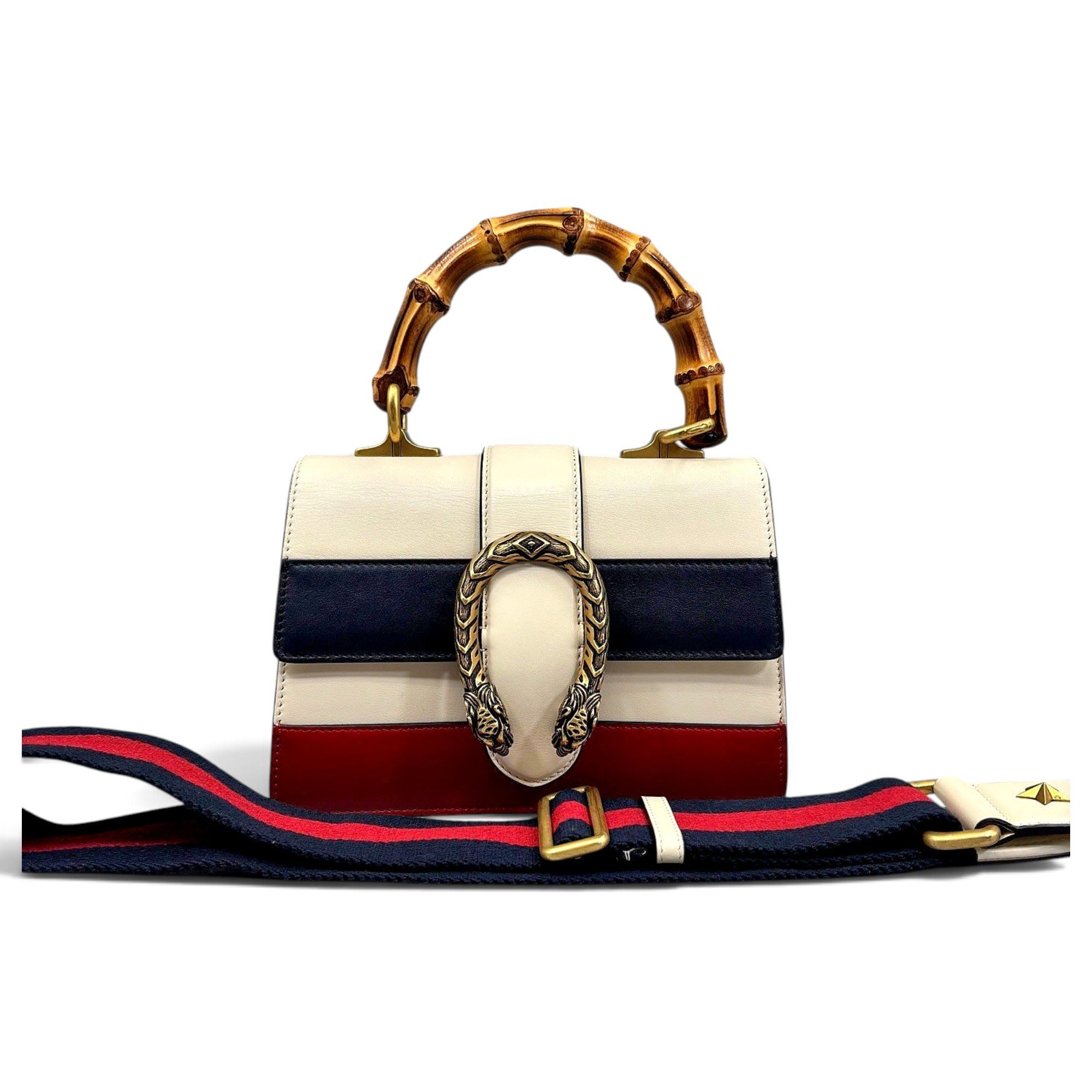 Dionysus Bamboo leather handbag
