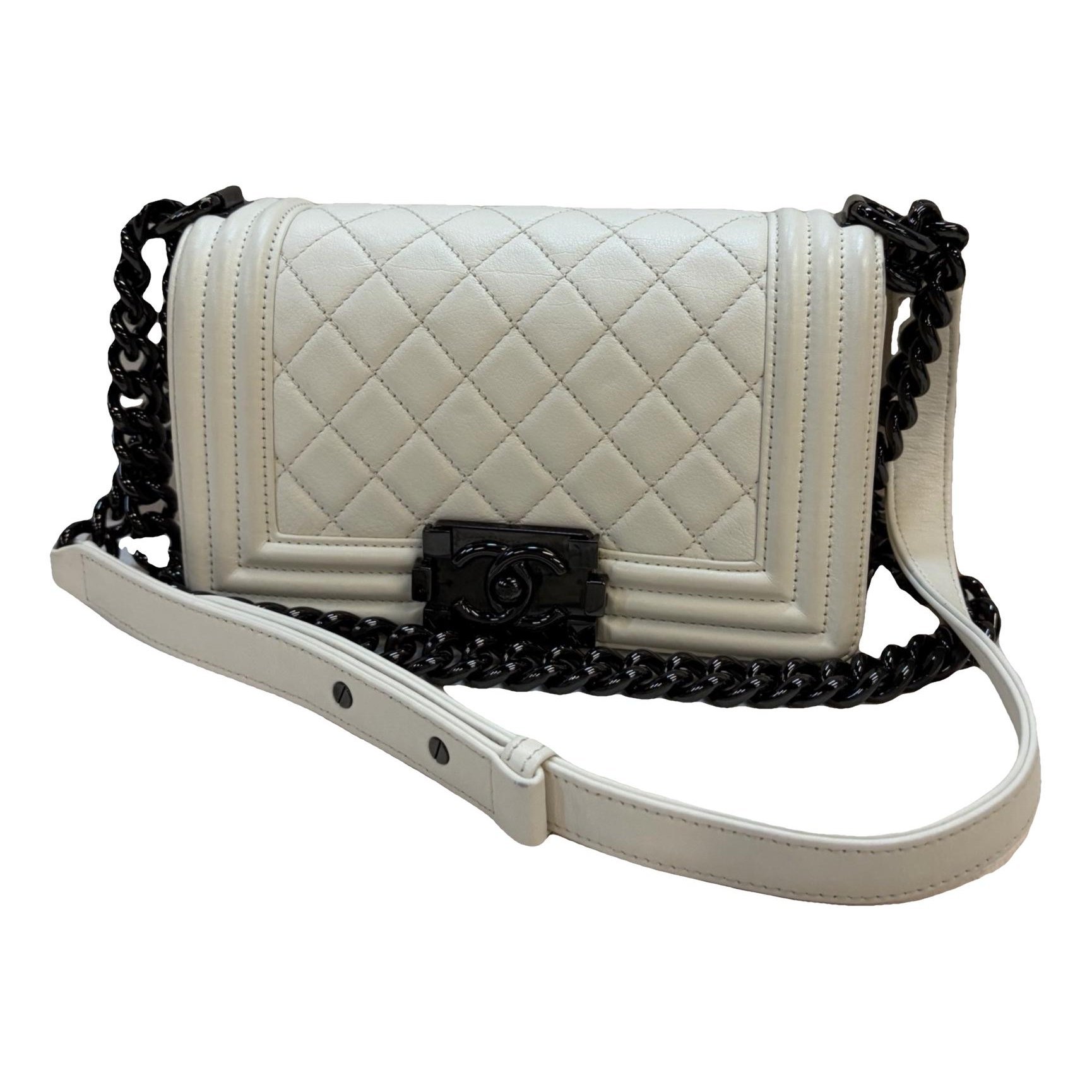 Boy leather crossbody bag