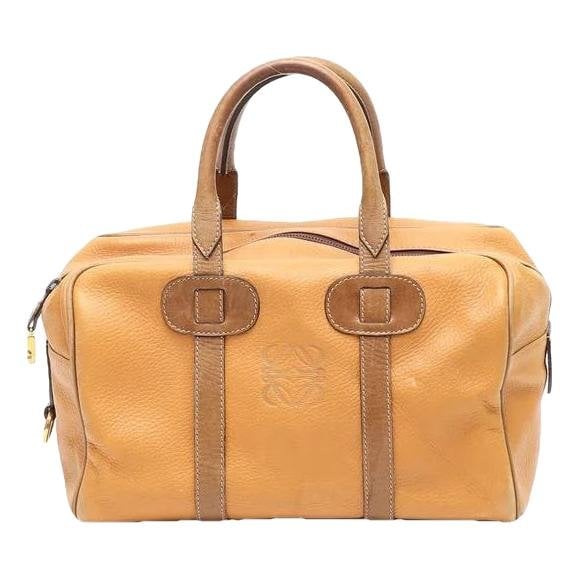 Anagram leather handbag