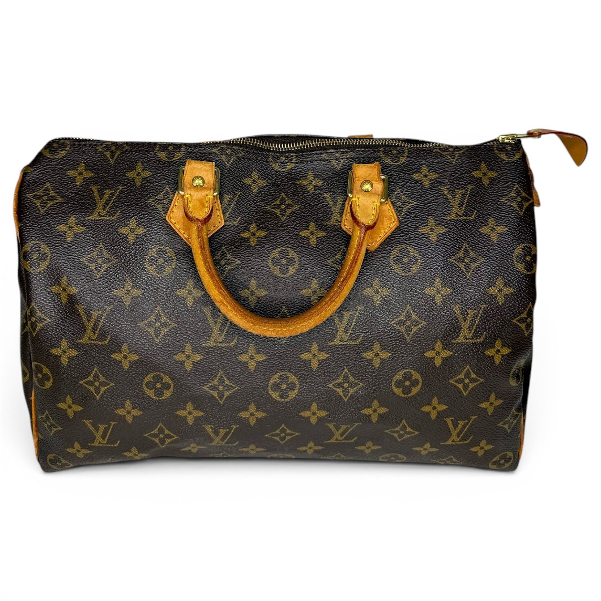 Speedy leather handbag