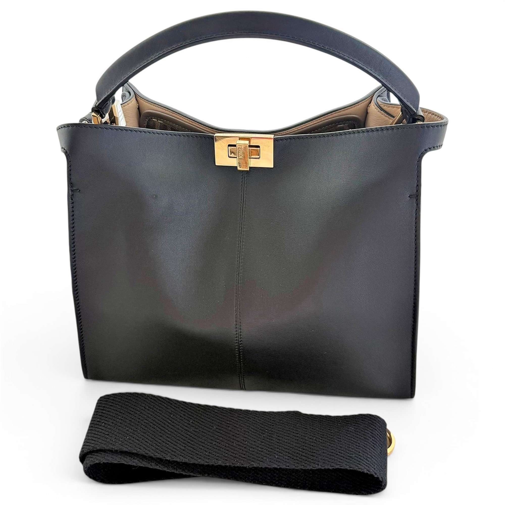 Peekaboo X-Lite leather handbag