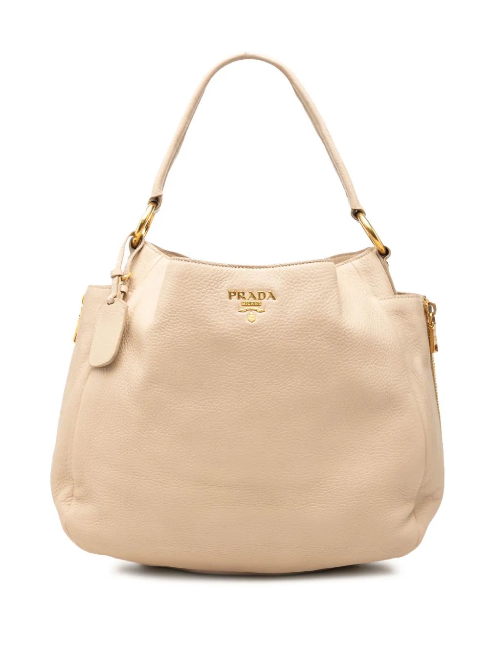 2013-2026 Vitello Daino Side Zip Pocket hobo bag