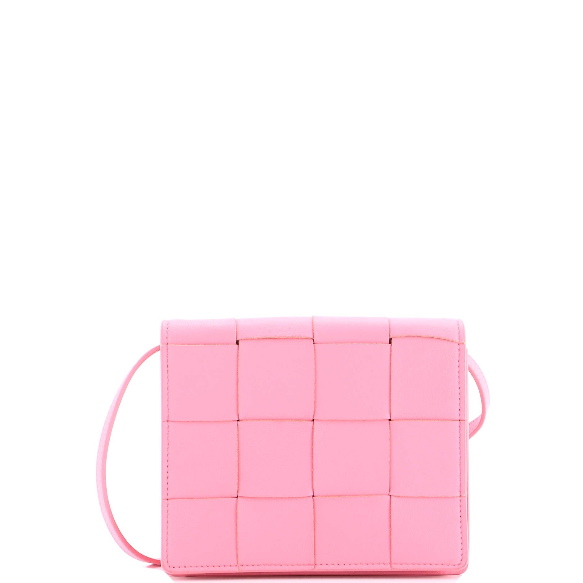 Bottega Veneta Cassette Crossbody Bag Maxi Intrecciato Leather Mini