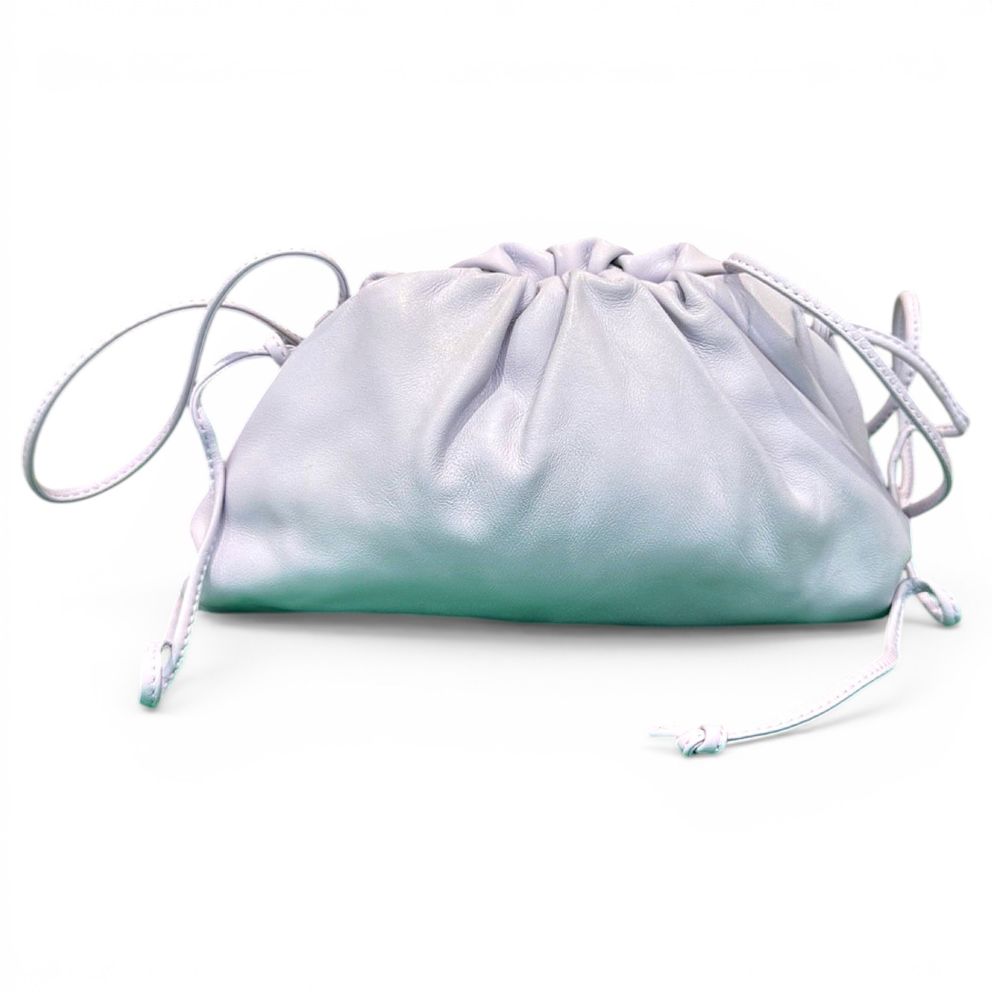 Pouch leather crossbody bag