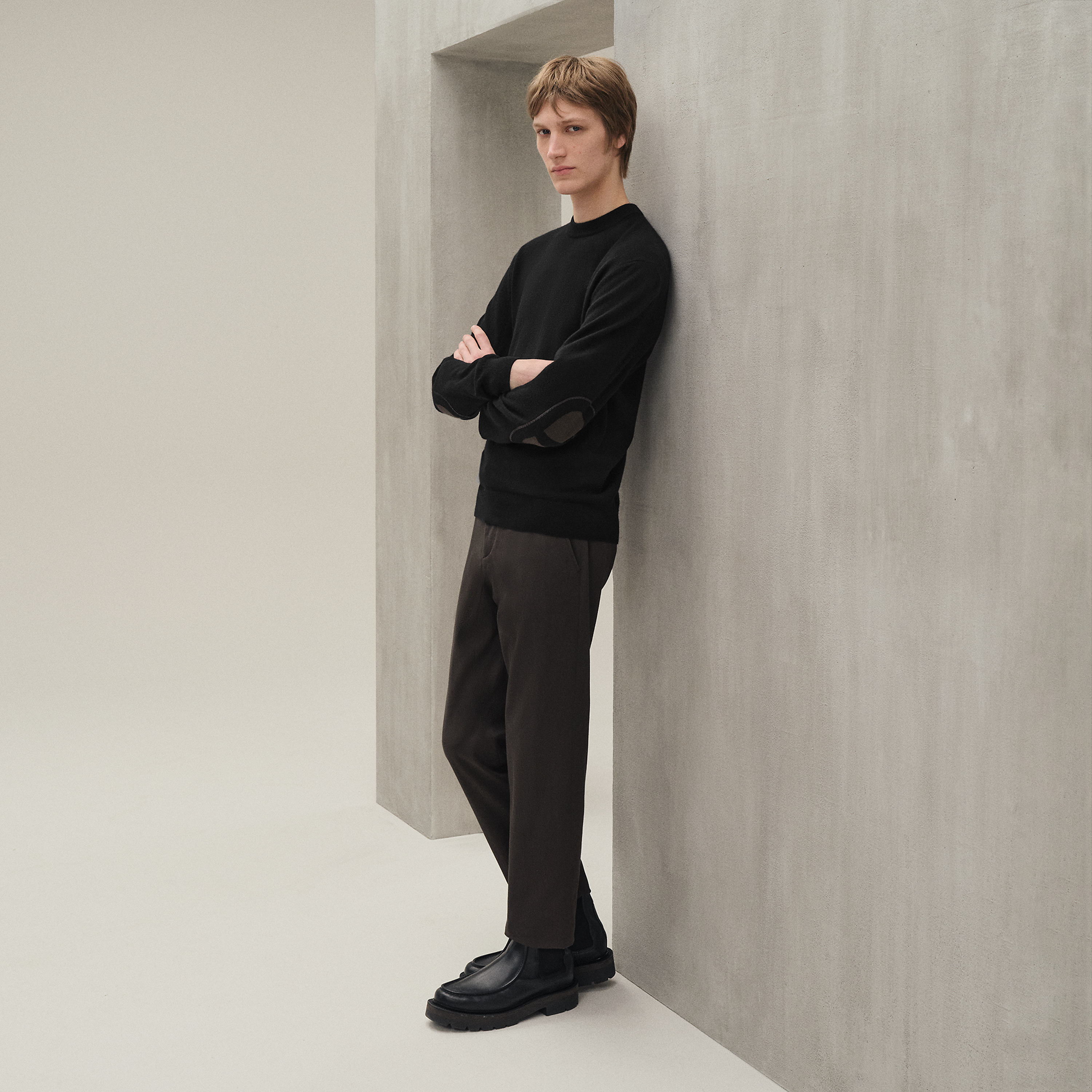 Cashmere "Maillon Chaine d'Ancre" crewneck sweater