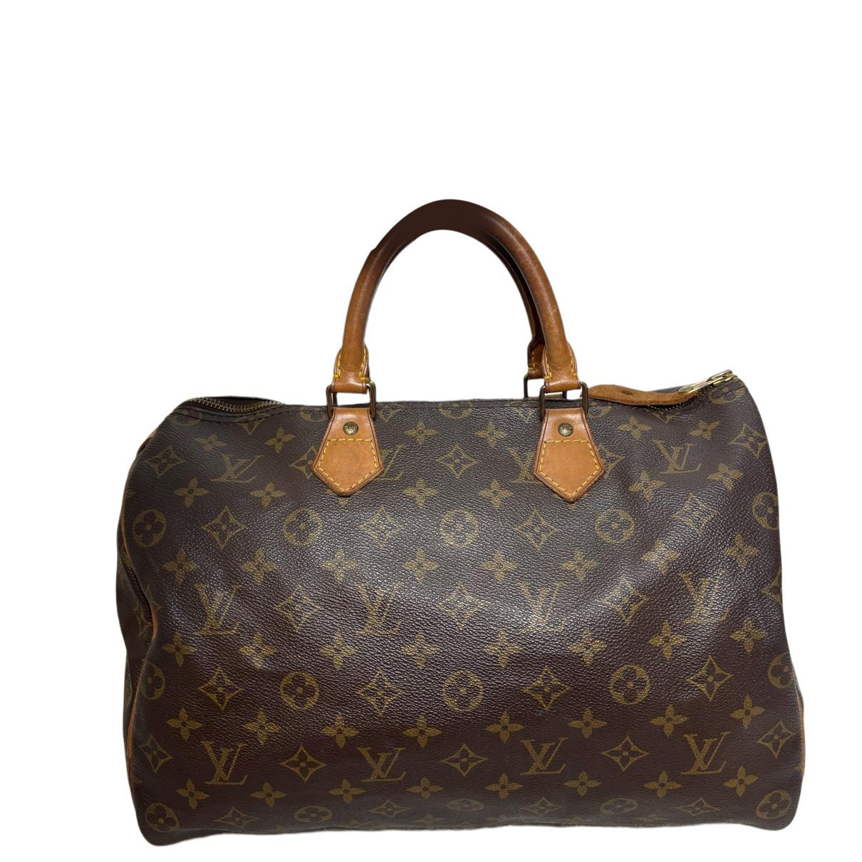 Speedy leather bowling bag