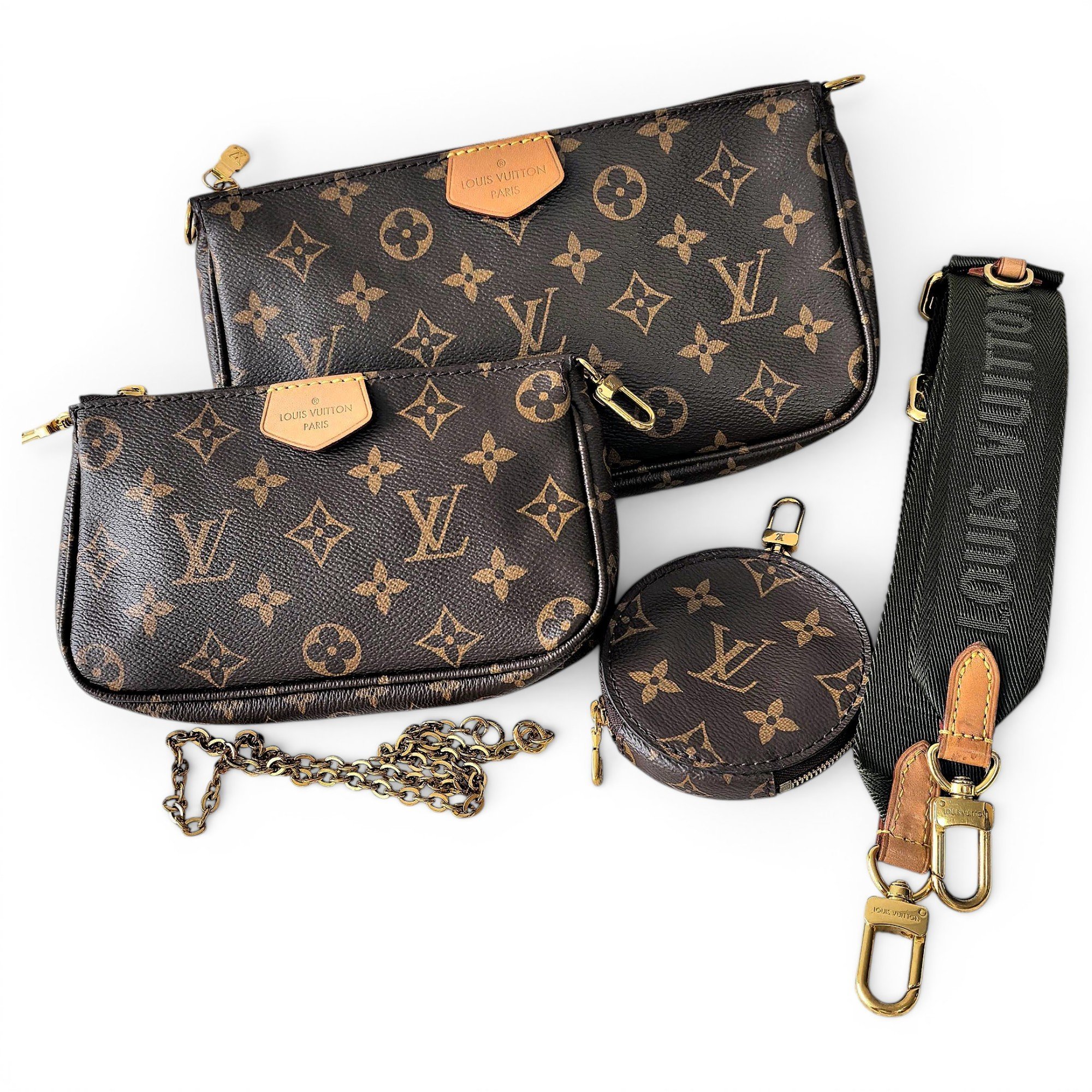 Multi Pochette Accessoires leather handbag