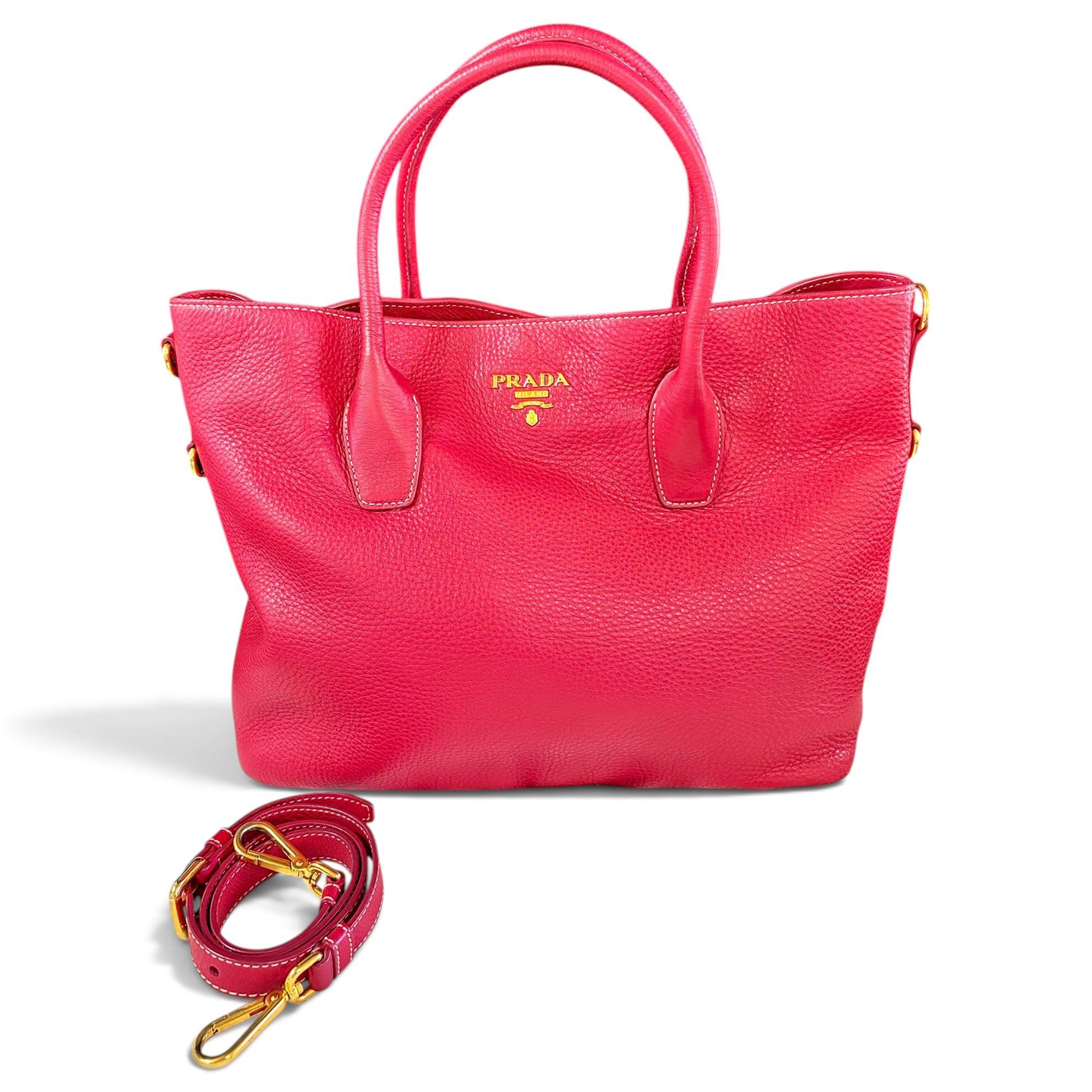 Leather tote