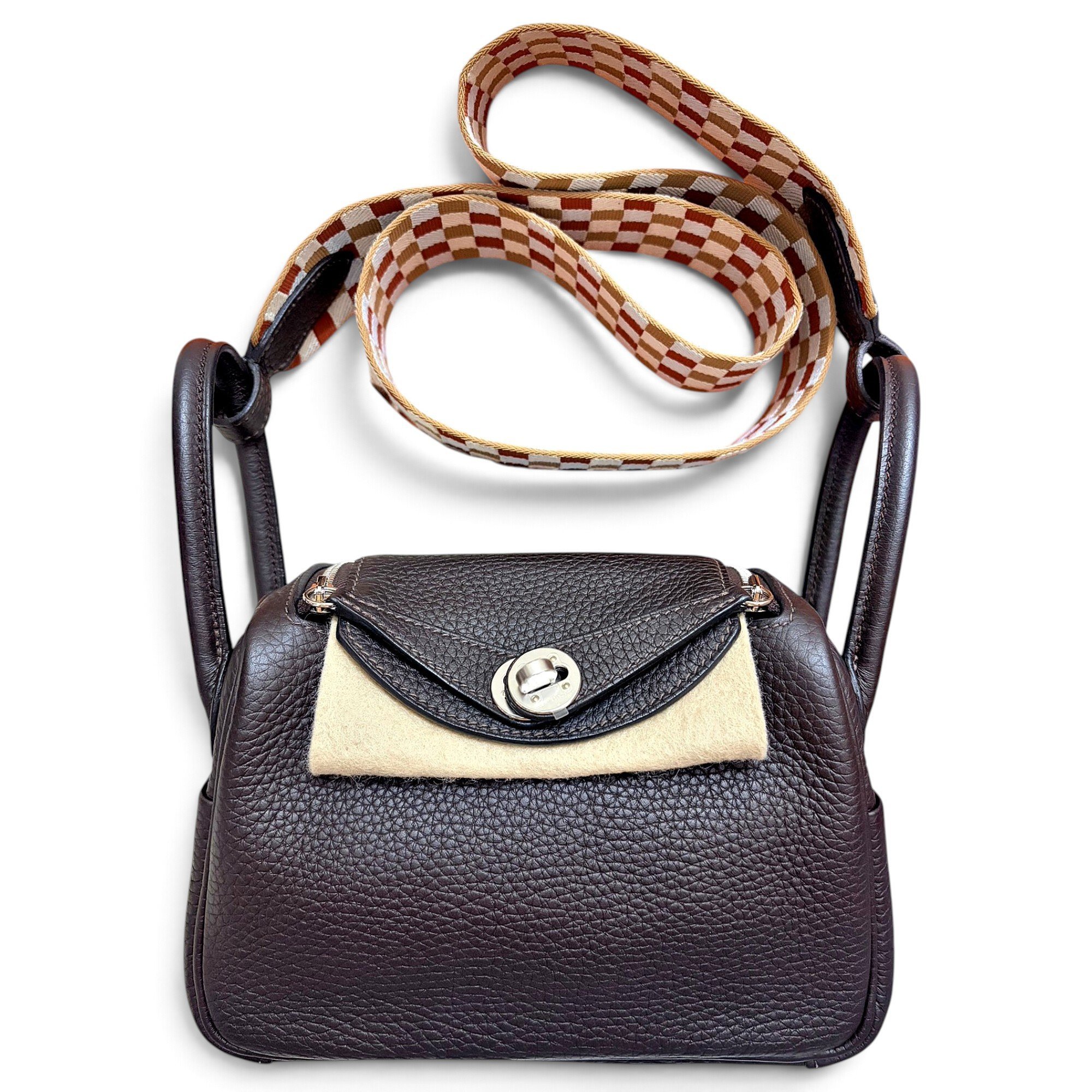Lindy leather handbag
