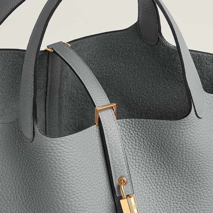 Gris Pantin Picotin Lock 22 Bag