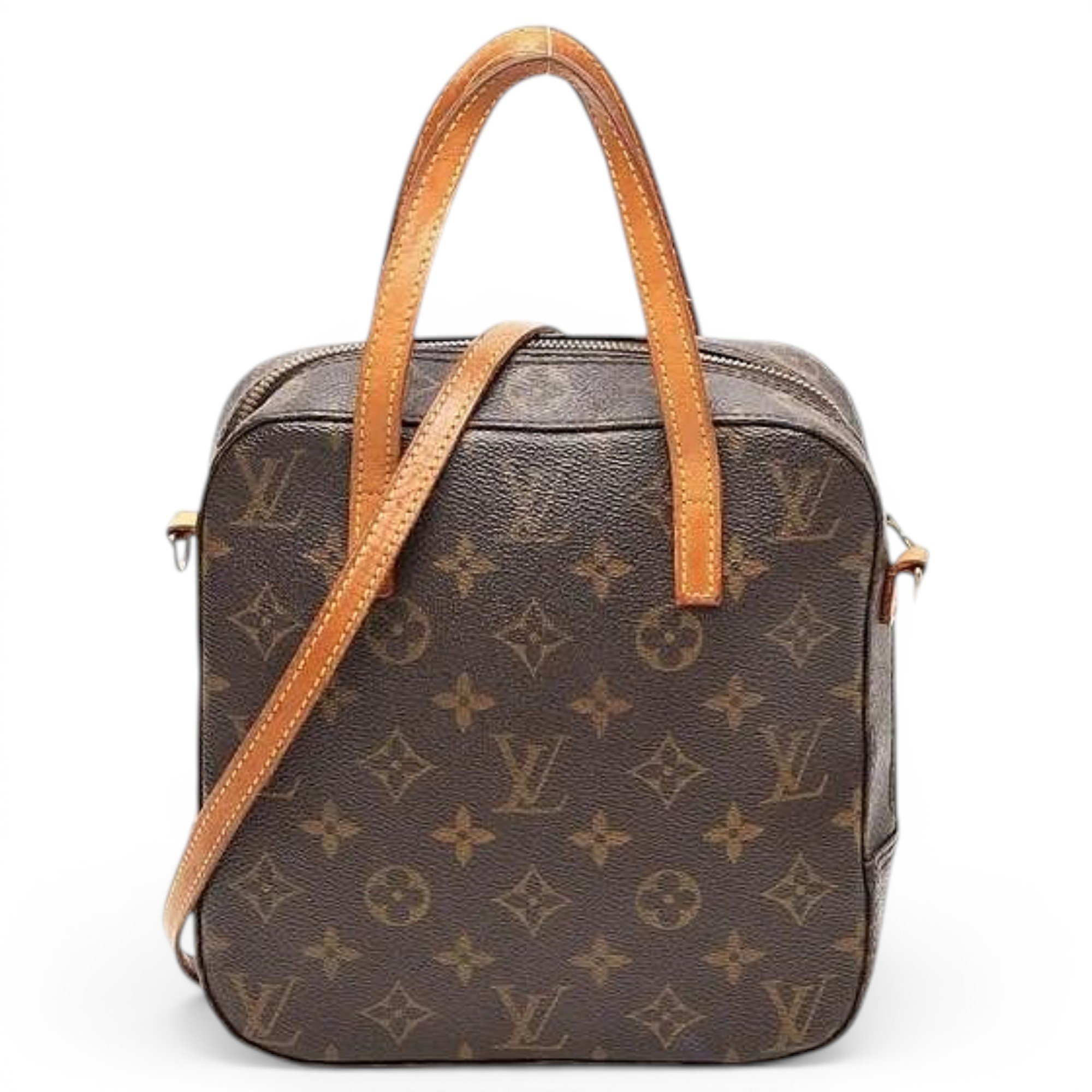 Spontini leather crossbody bag