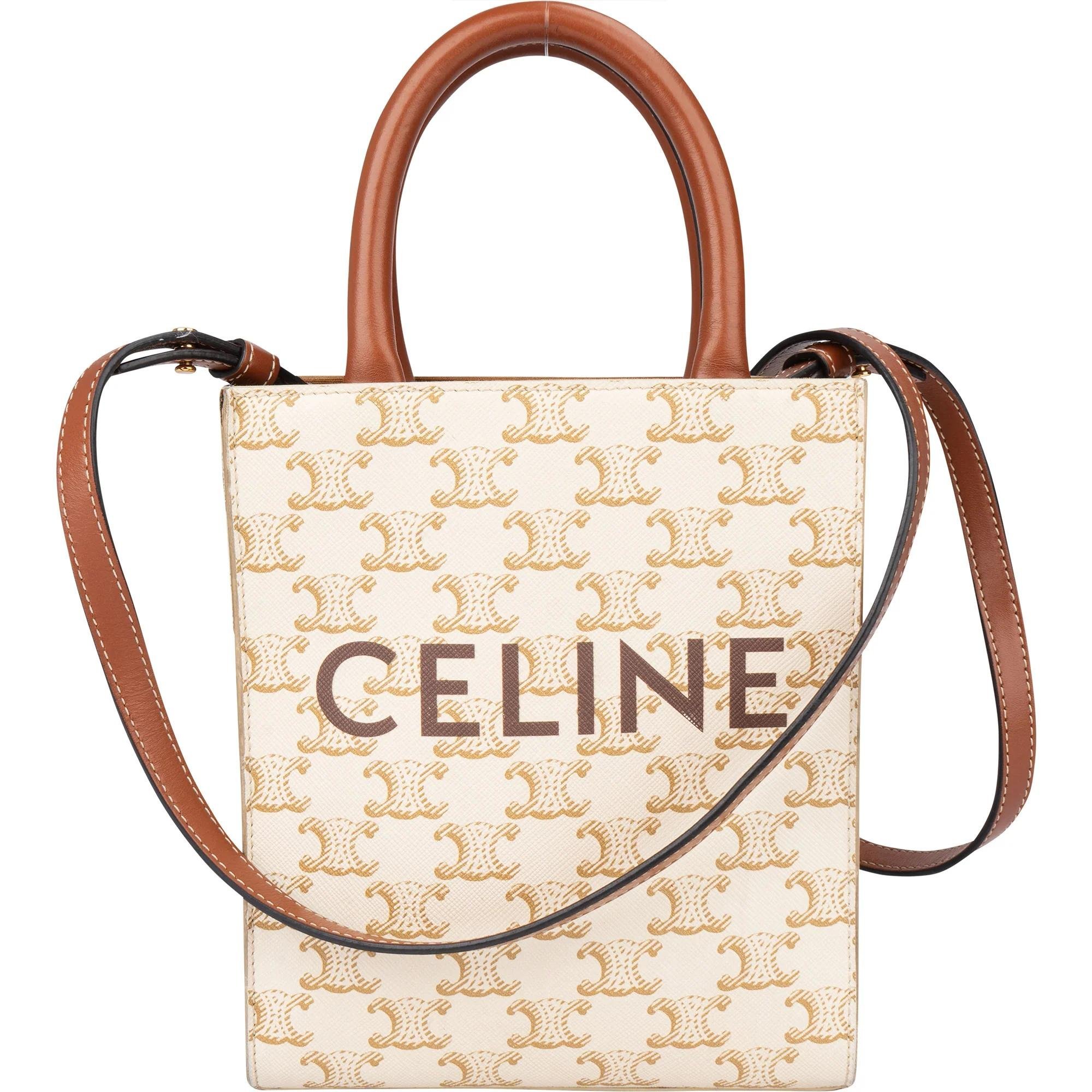 Cabas leather handbag