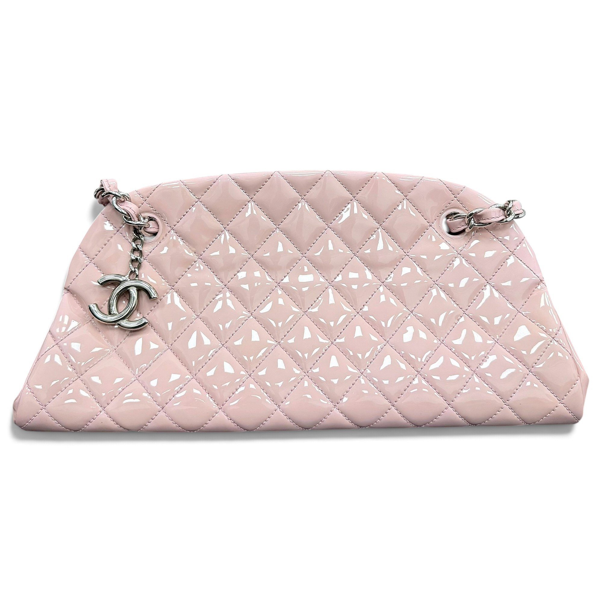 Mademoiselle patent leather handbag