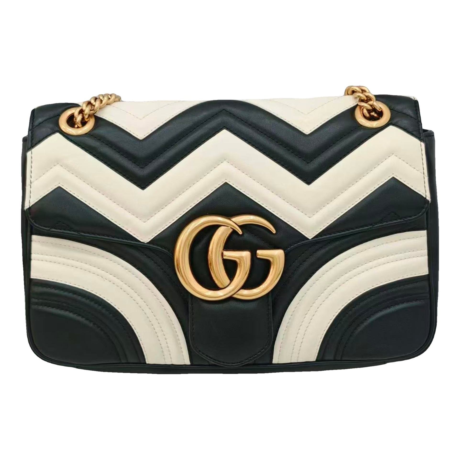 GG Marmont Flap leather crossbody bag