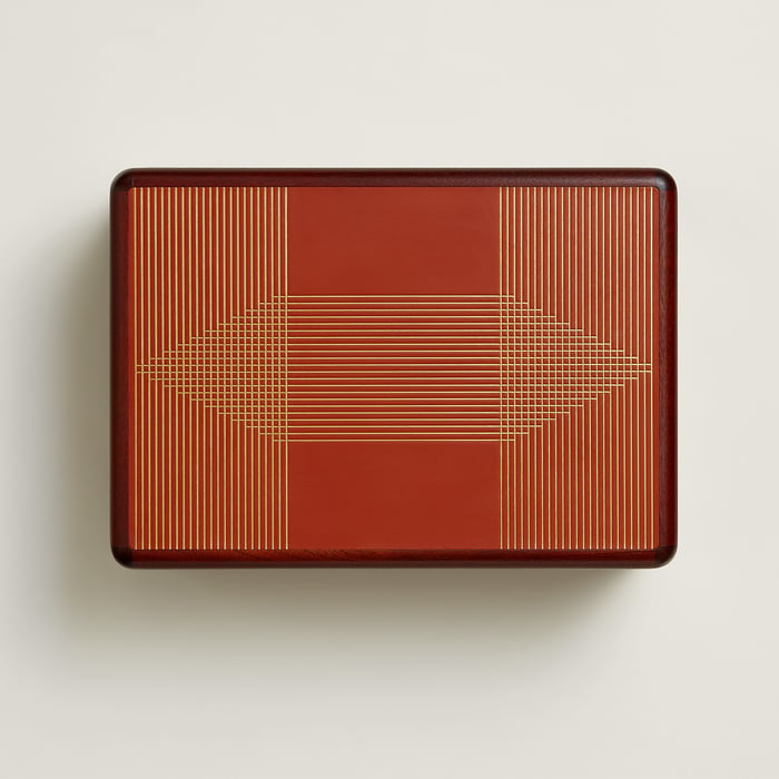 Casaque H Milleraies Watch and Cufflink Box