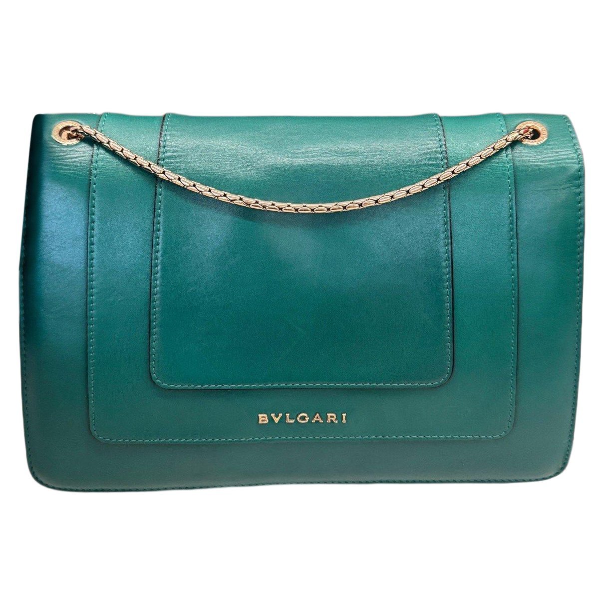 Serpenti leather handbag