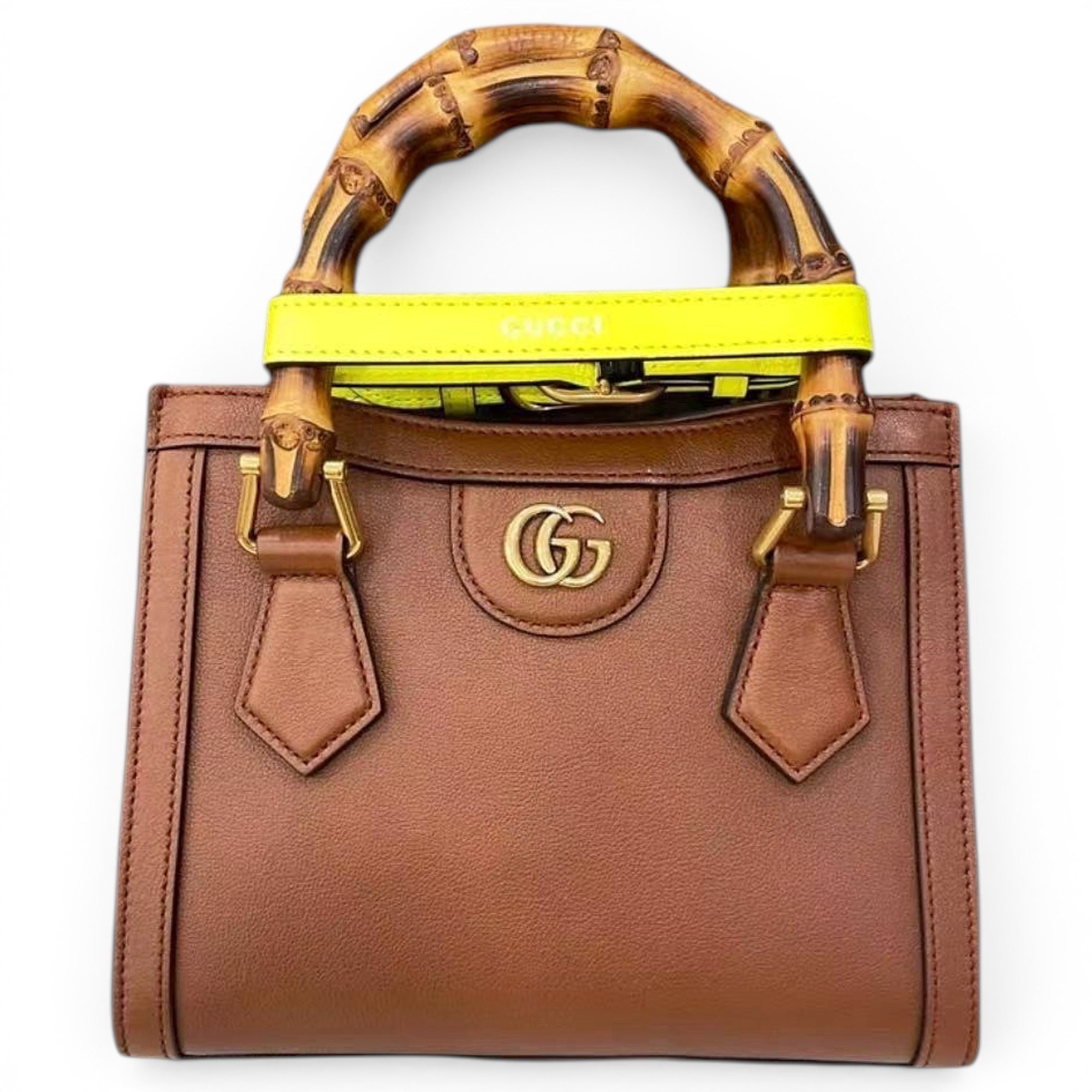 Diana Bamboo leather mini bag